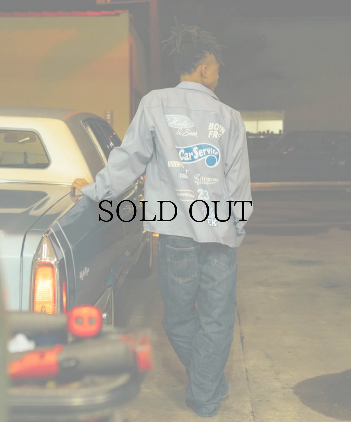 画像3: HIDEANDSEEK(ハイドアンドシーク) / HIDEANDSEEK×CarService Work L/S Shirt (3)