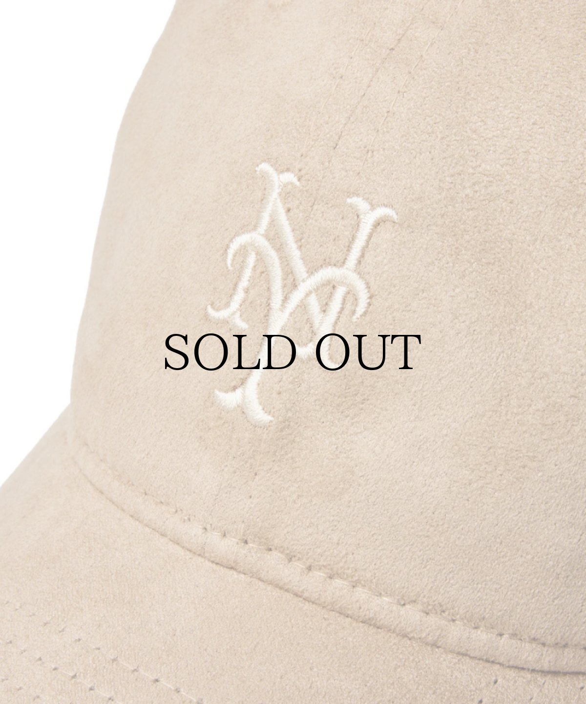 画像5: NEW ERA / 9TWENTY MLB Synthetic Suede ニューヨーク・メッツ ベージュ (5)