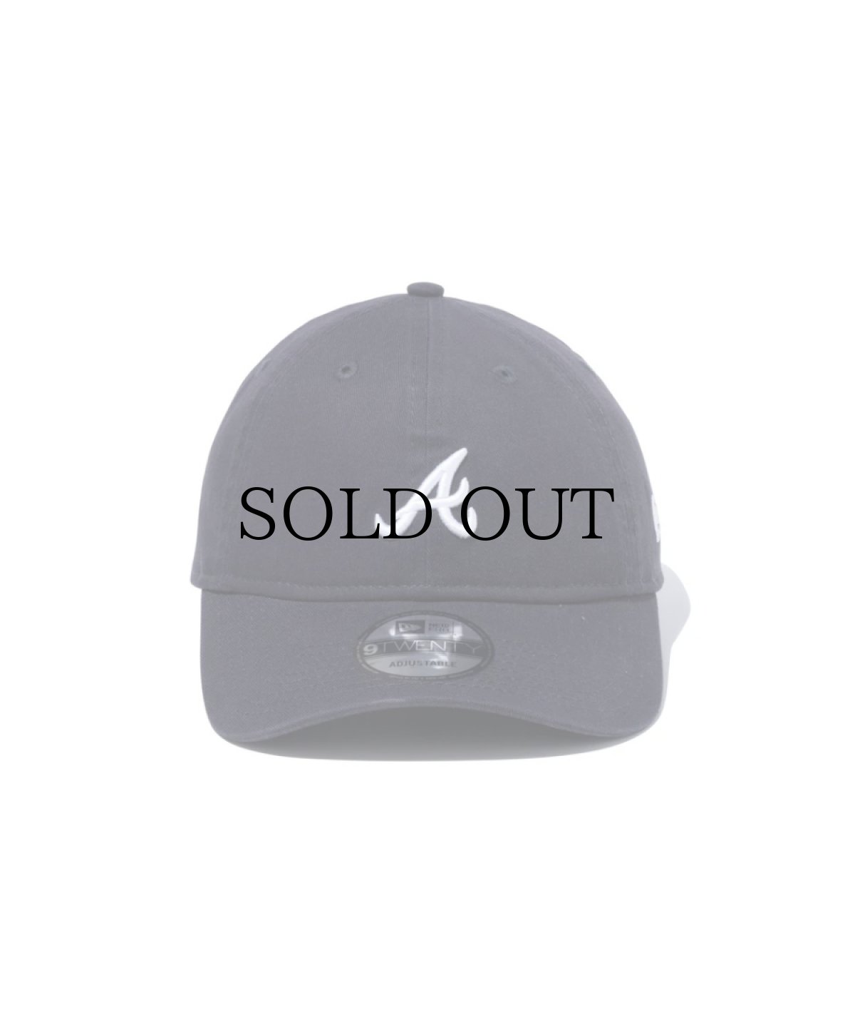 画像2: NEW ERA / 9TWENTY Khaki Sweat Band アトランタ・ブレーブス カーキスウェットバンド ネイビー (2)