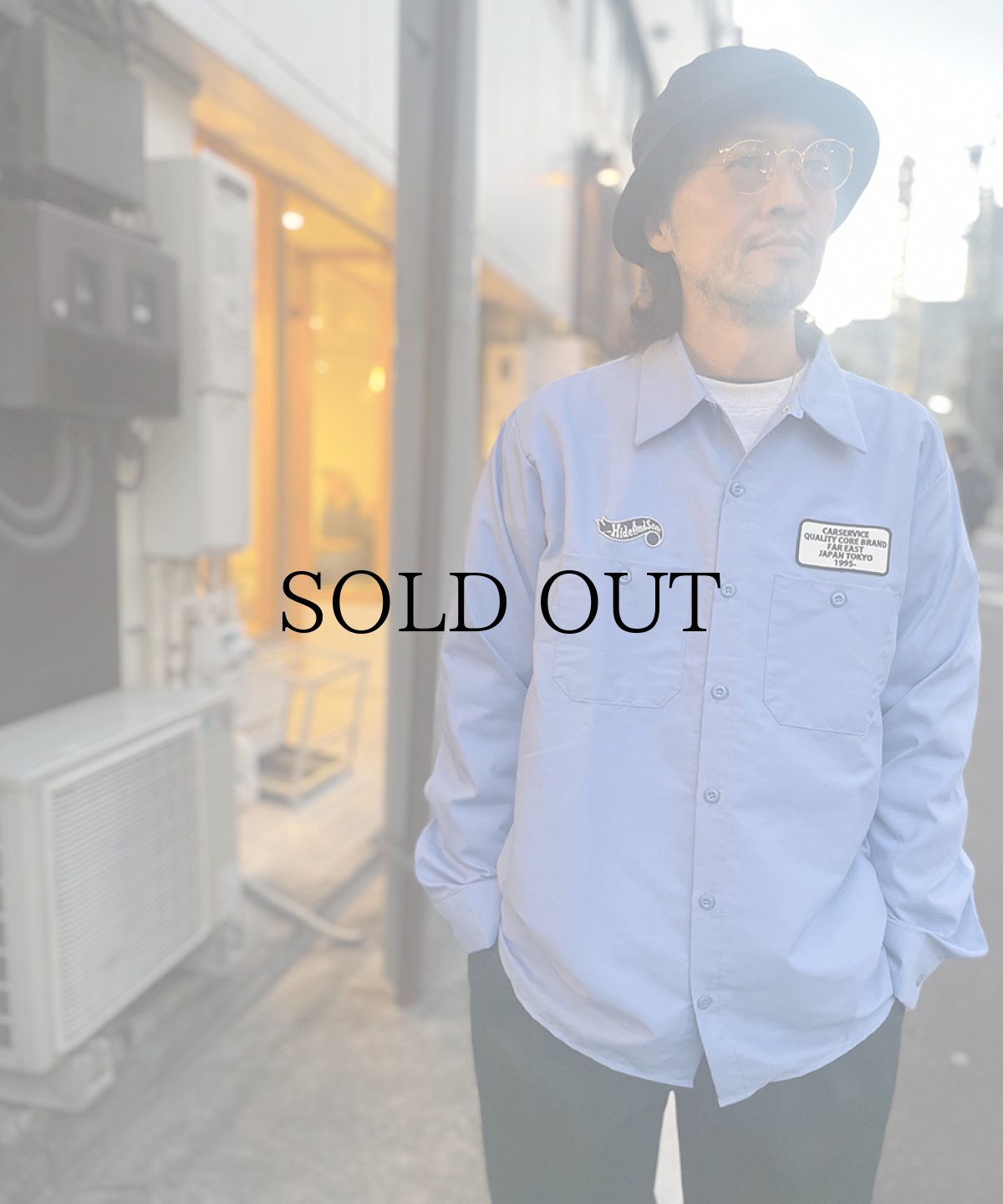 画像4: HIDEANDSEEK(ハイドアンドシーク) / HIDEANDSEEK×CarService Work L/S Shirt (4)