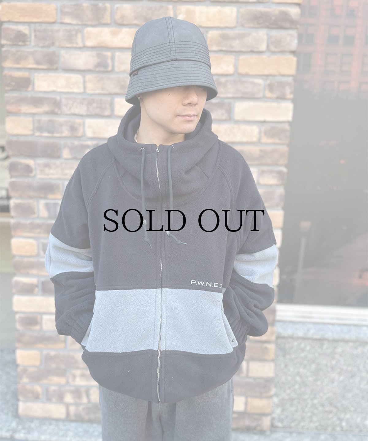 画像17: PWNED(パウンド) / HIGH COLLAR FLEECE JACKET (17)