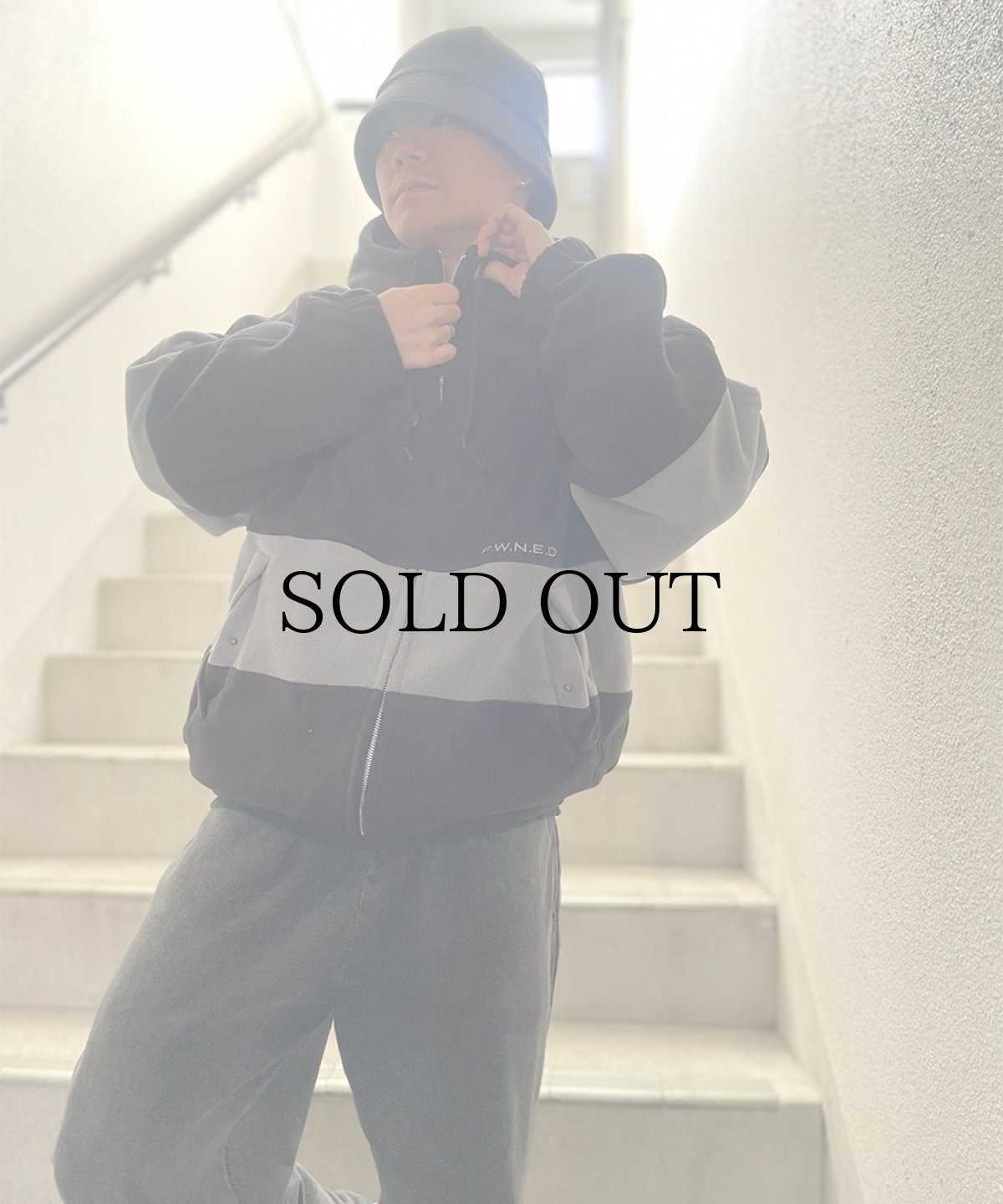 画像15: PWNED(パウンド) / HIGH COLLAR FLEECE JACKET (15)