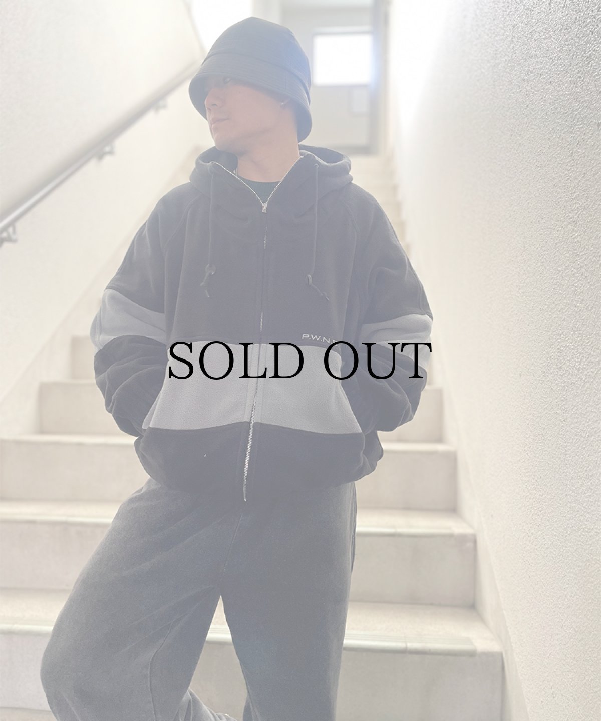 画像16: PWNED(パウンド) / HIGH COLLAR FLEECE JACKET (16)