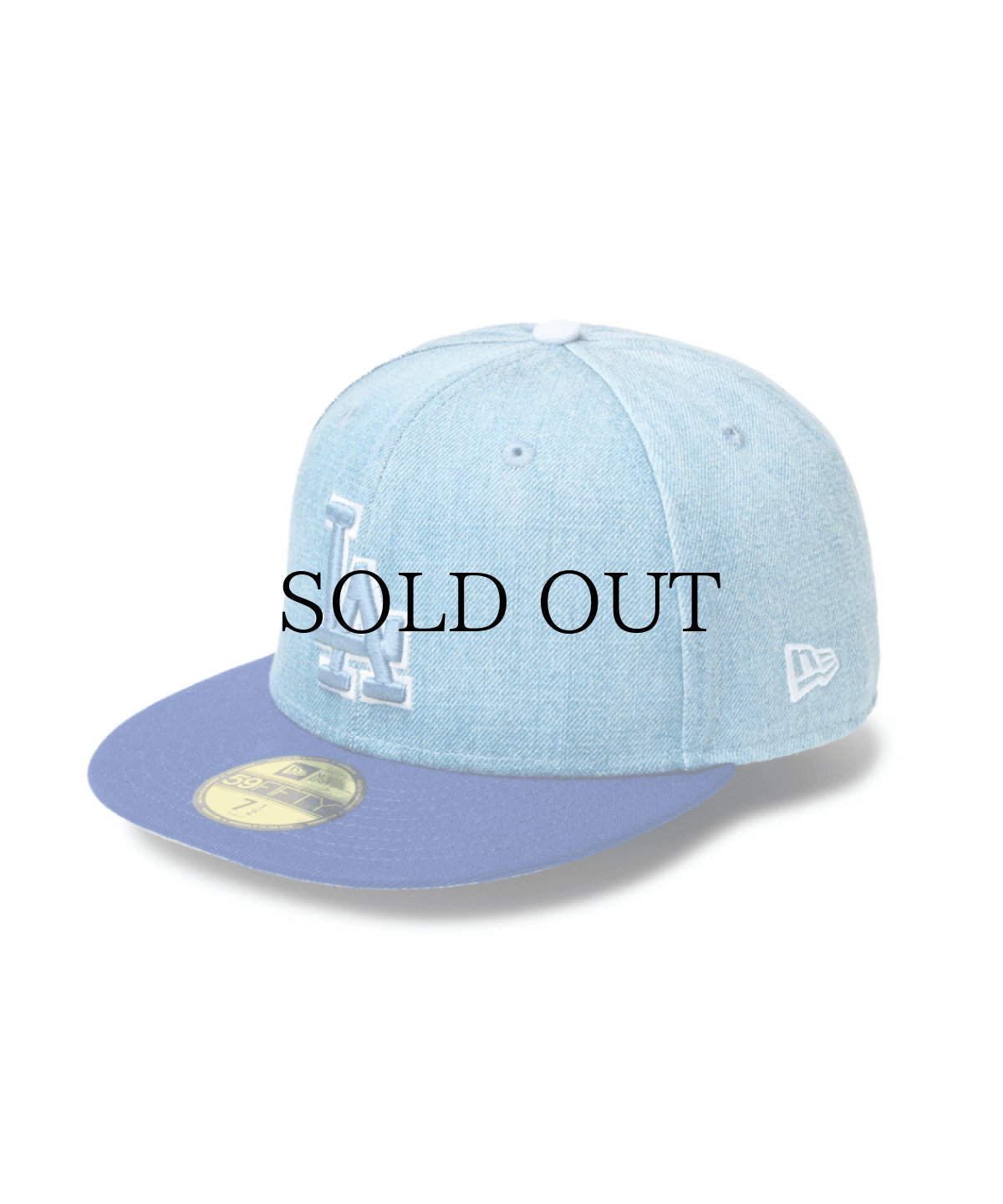 画像1: NEW ERA / 59FIFTY MLB Denim 2-Tone ロサンゼルス・ドジャース (1)