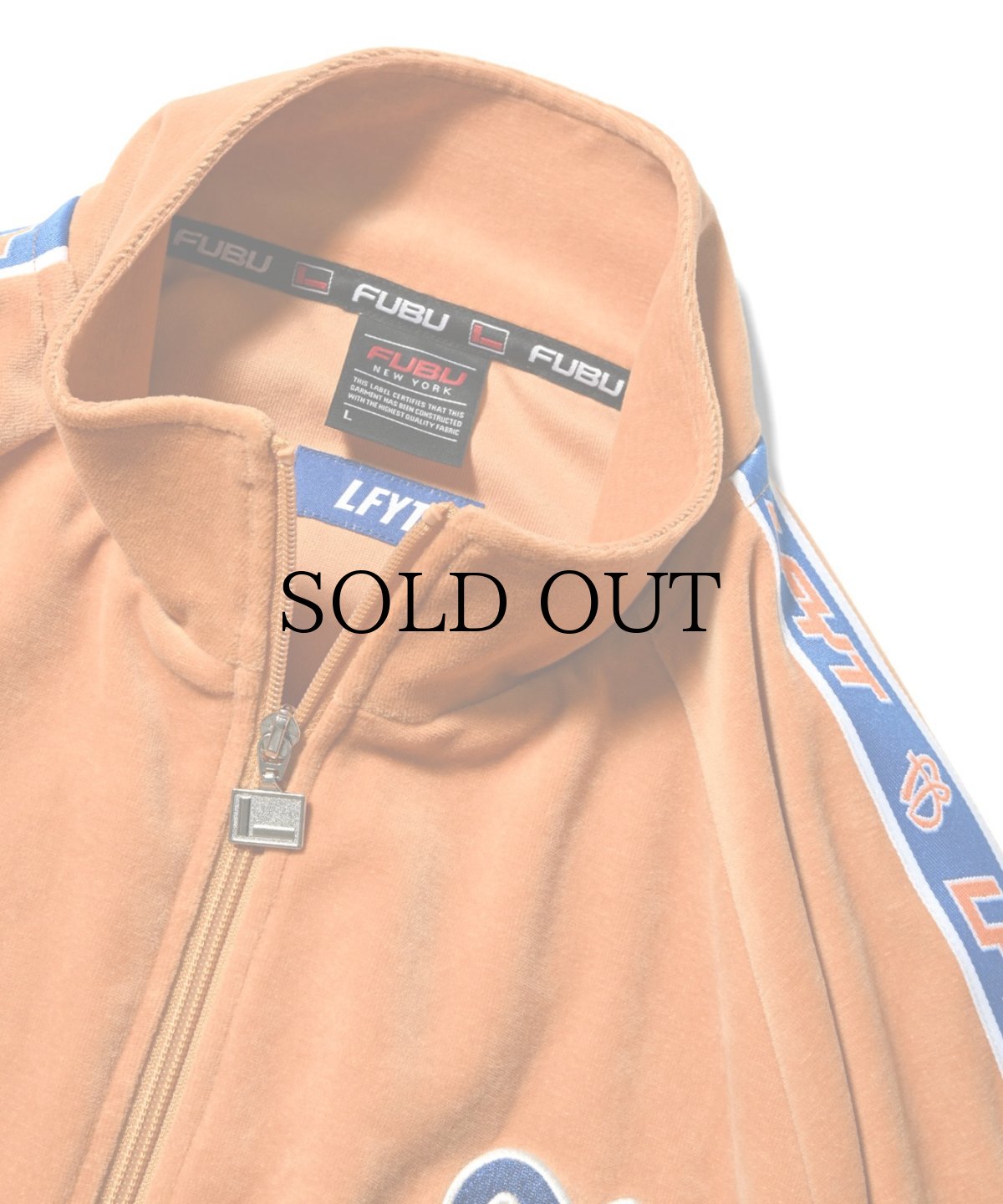 画像8: 【30%OFF】 LFYT(ラファイエット) / LFYT x FUBU VELOUR TRACK JACKET (8)