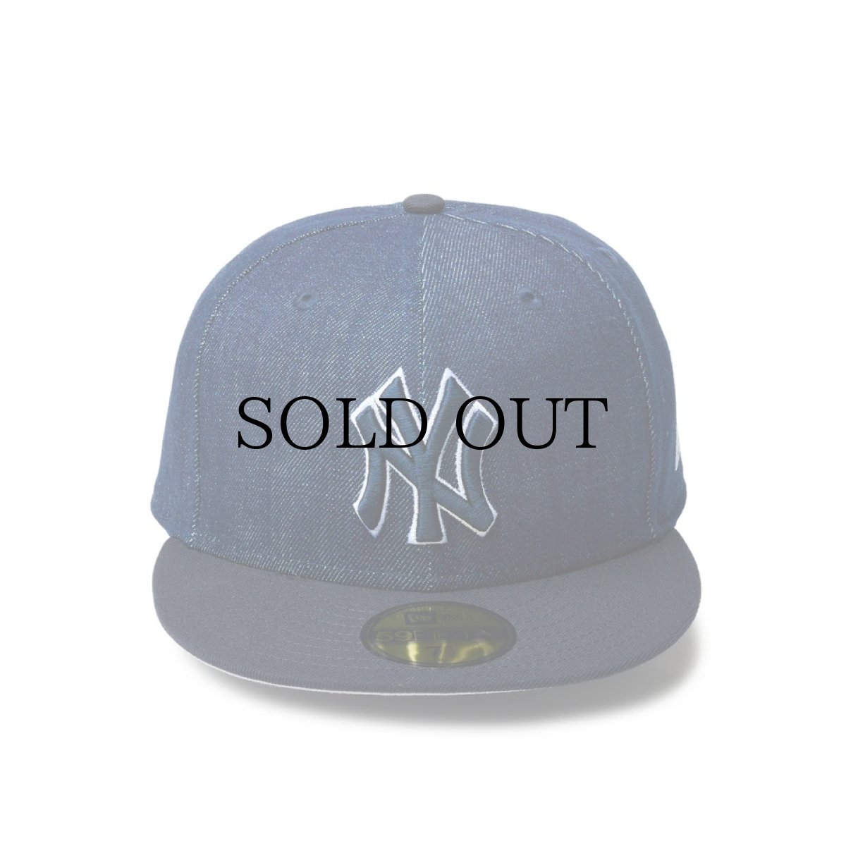 画像2: NEW ERA / 59FIFTY MLB Denim 2-Tone ニューヨーク・ヤンキース (2)