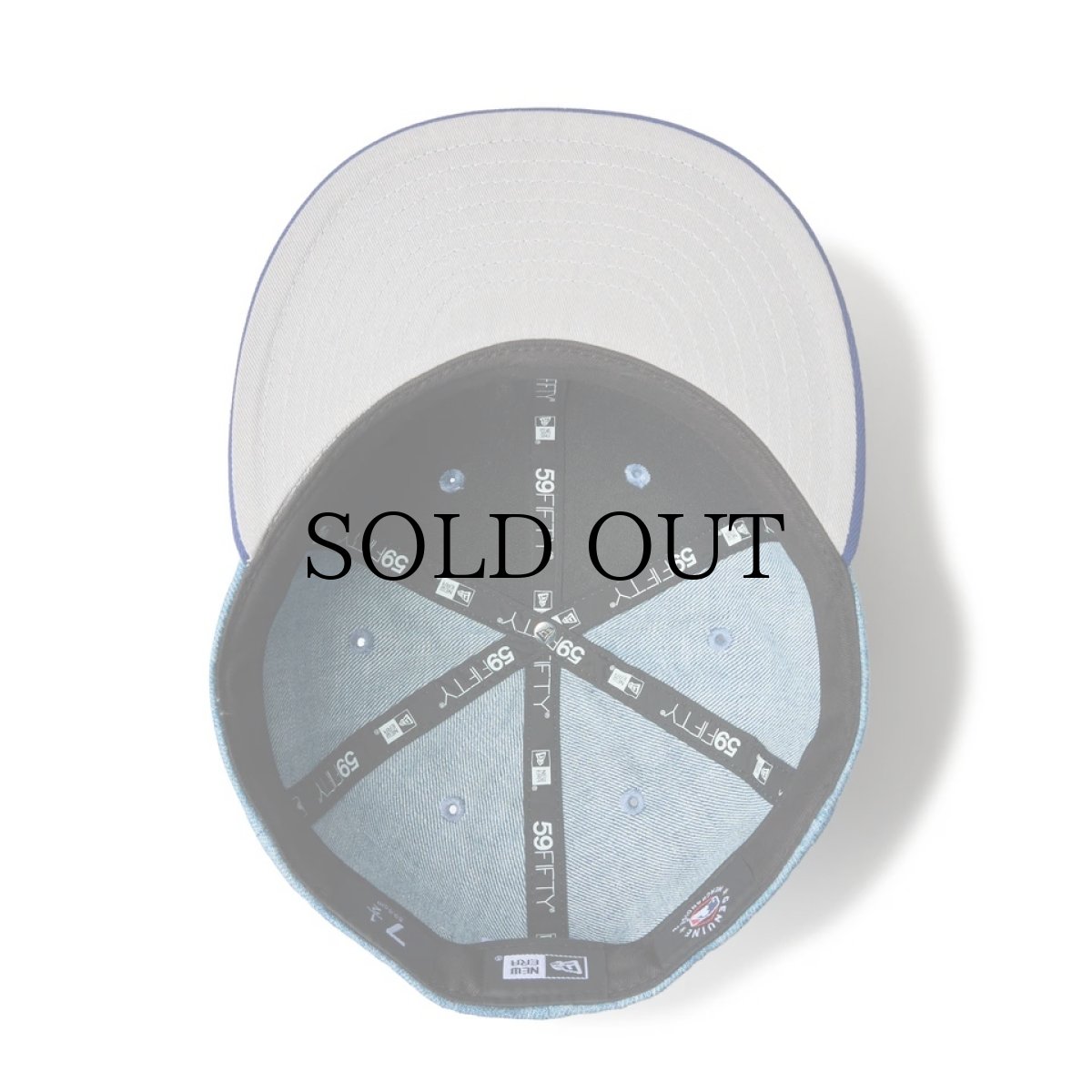 画像4: NEW ERA / 59FIFTY MLB Denim 2-Tone ロサンゼルス・ドジャース (4)