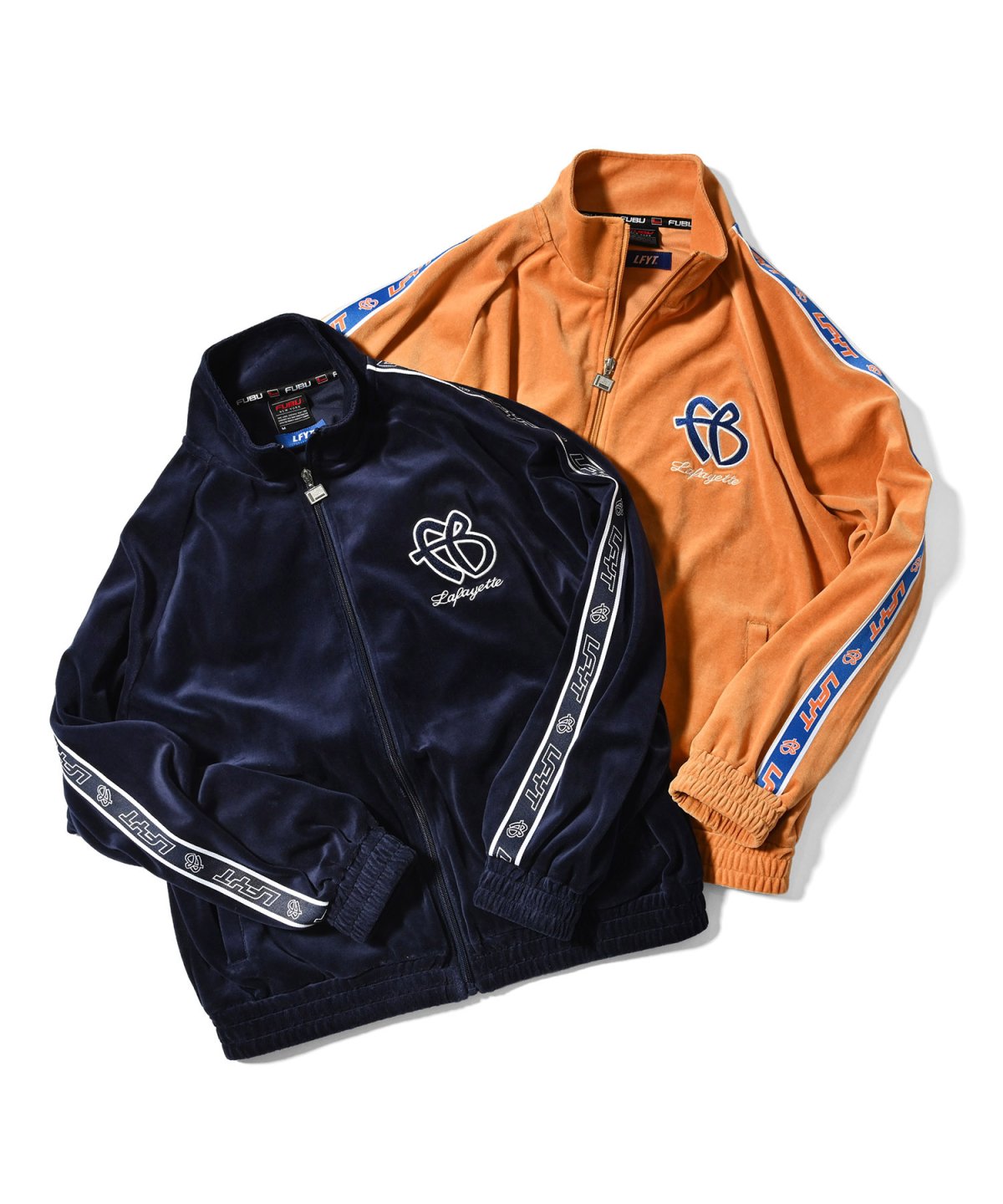 画像2: 【30%OFF】 LFYT(ラファイエット) / LFYT x FUBU VELOUR TRACK JACKET (2)