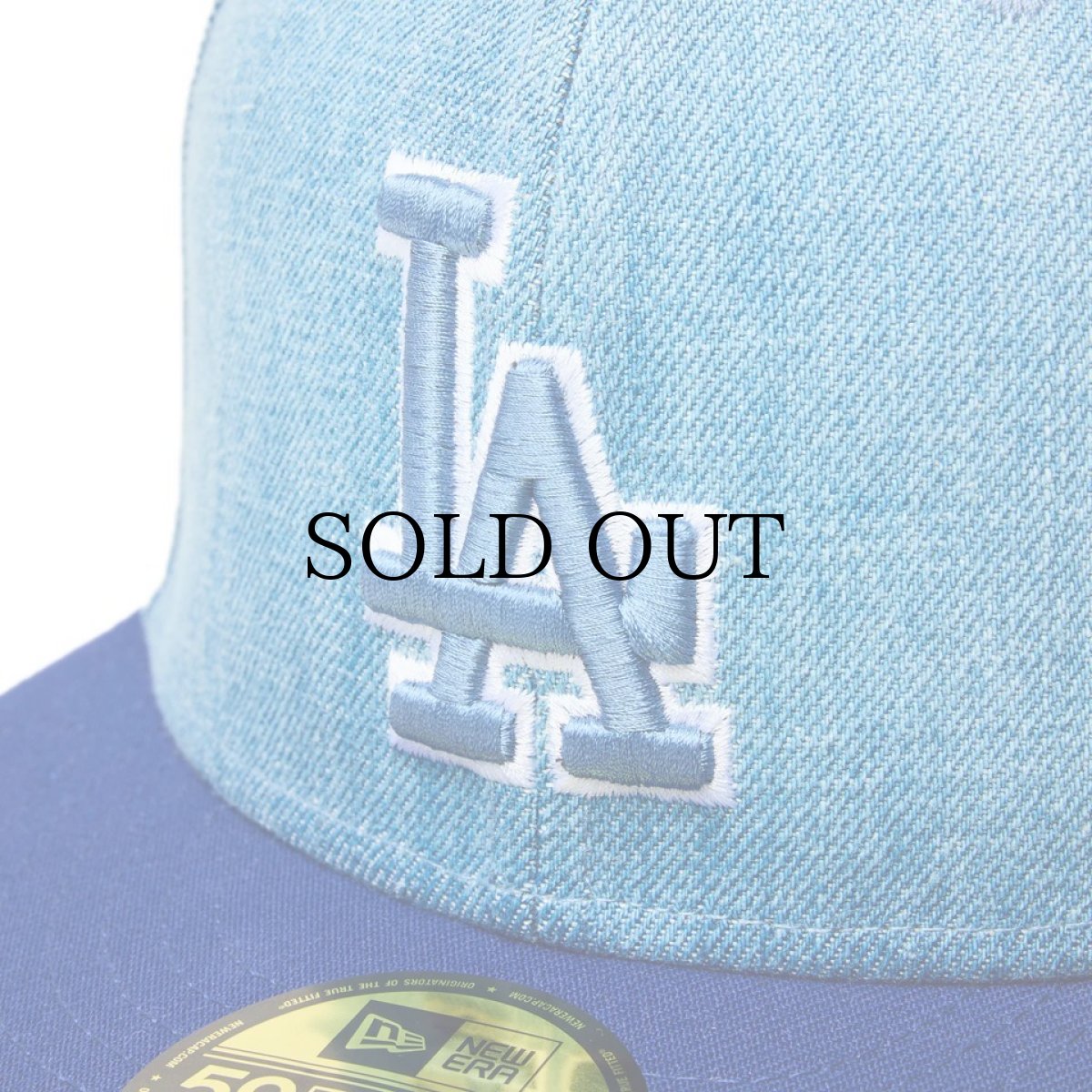画像5: NEW ERA / 59FIFTY MLB Denim 2-Tone ロサンゼルス・ドジャース (5)