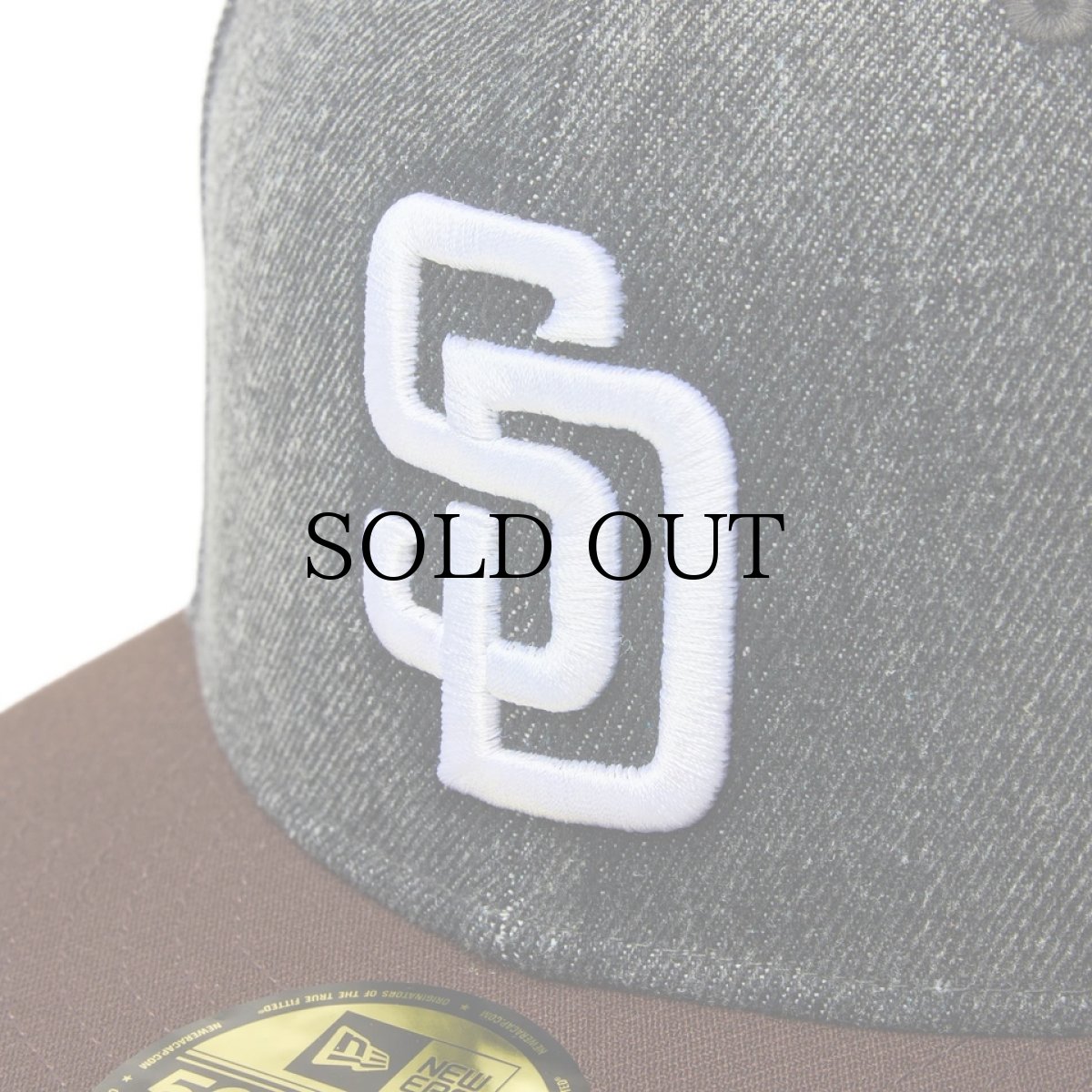 画像5: NEW ERA / 59FIFTY MLB Denim 2-Tone サンディエゴ・パドレス (5)