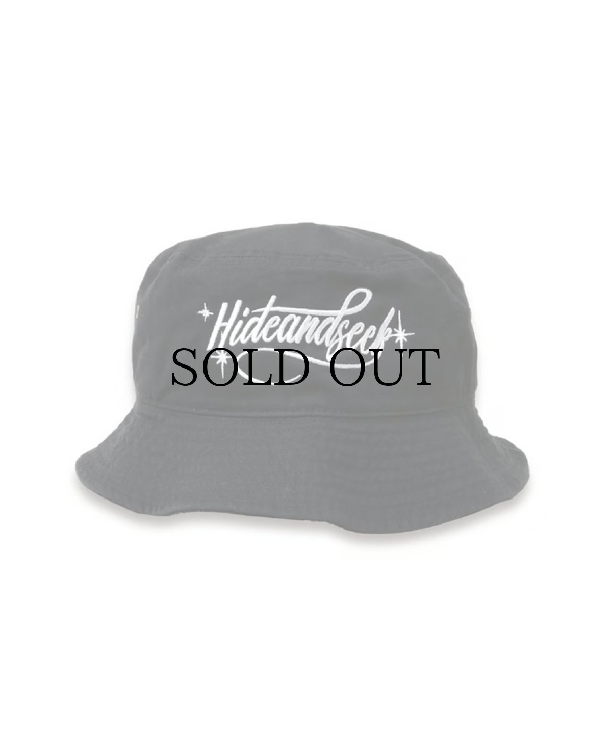 画像1: HIDEANDSEEK(ハイドアンドシーク) / Cursive Logo Crusher Hat (1)