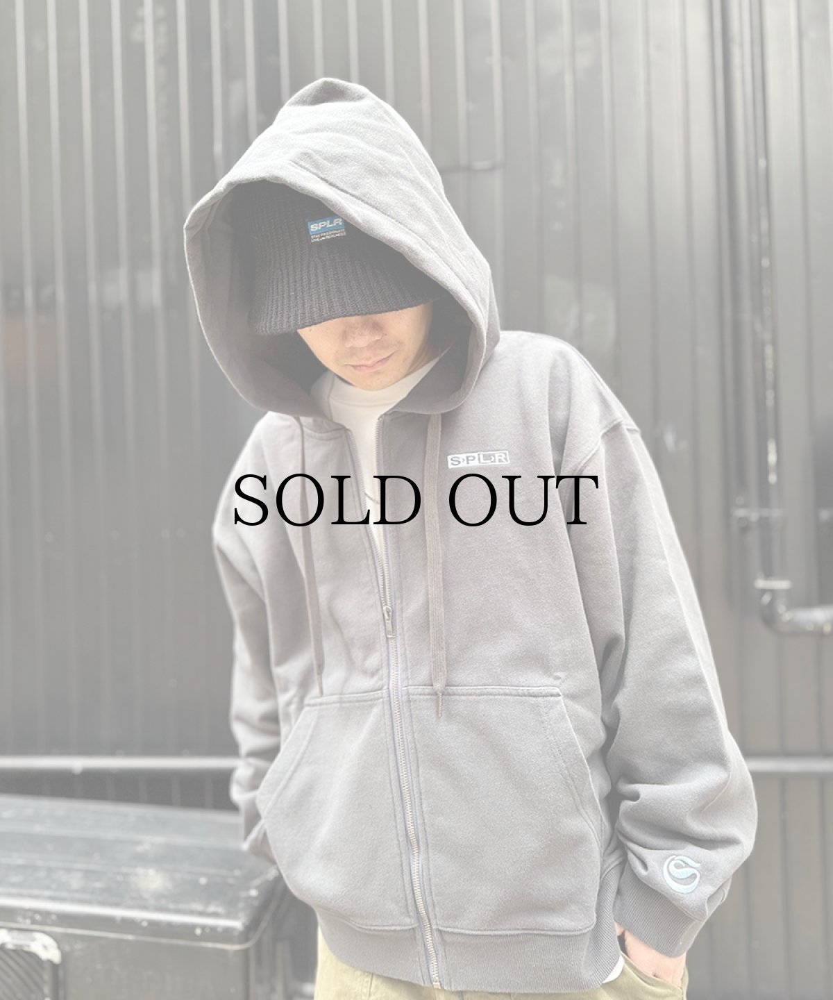 画像1: SPLR / Pigment Wash Zip Hoodie (1)
