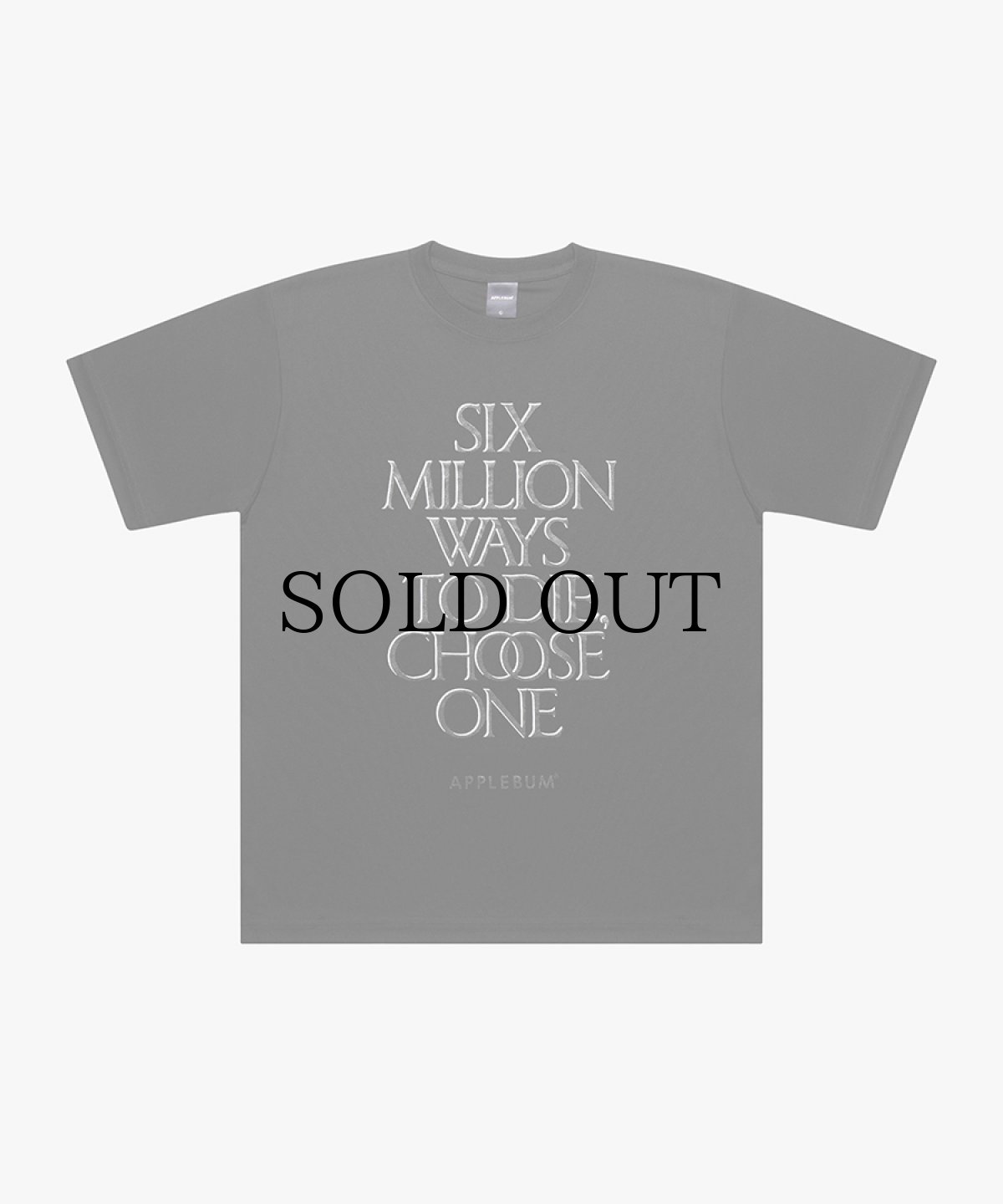 画像1: APPLEBUM(アップルバム) / “Six Million” Dry T-shirt [Show & Prove] (1)