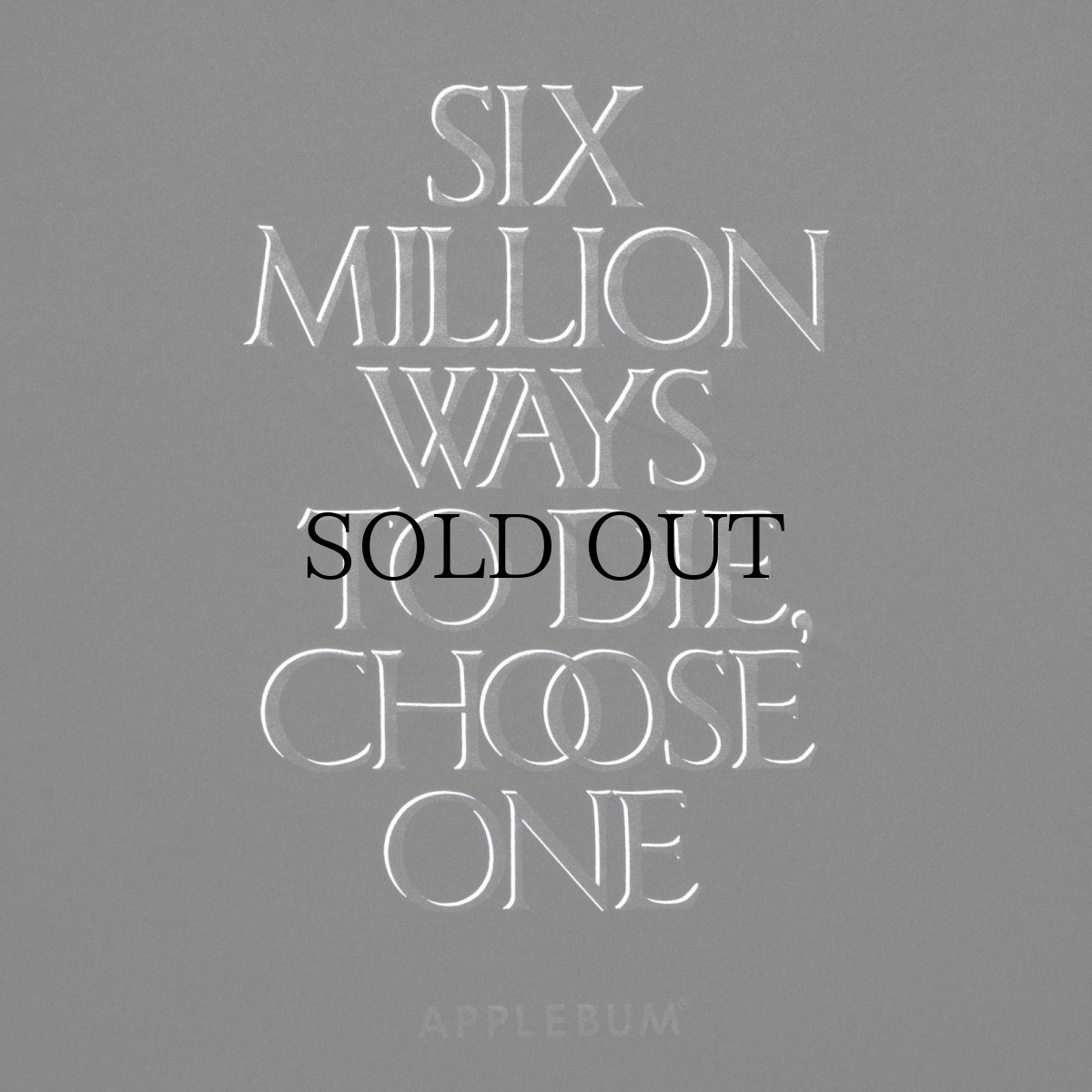 画像9: APPLEBUM(アップルバム) / “Six Million” Dry T-shirt [Show & Prove] (9)