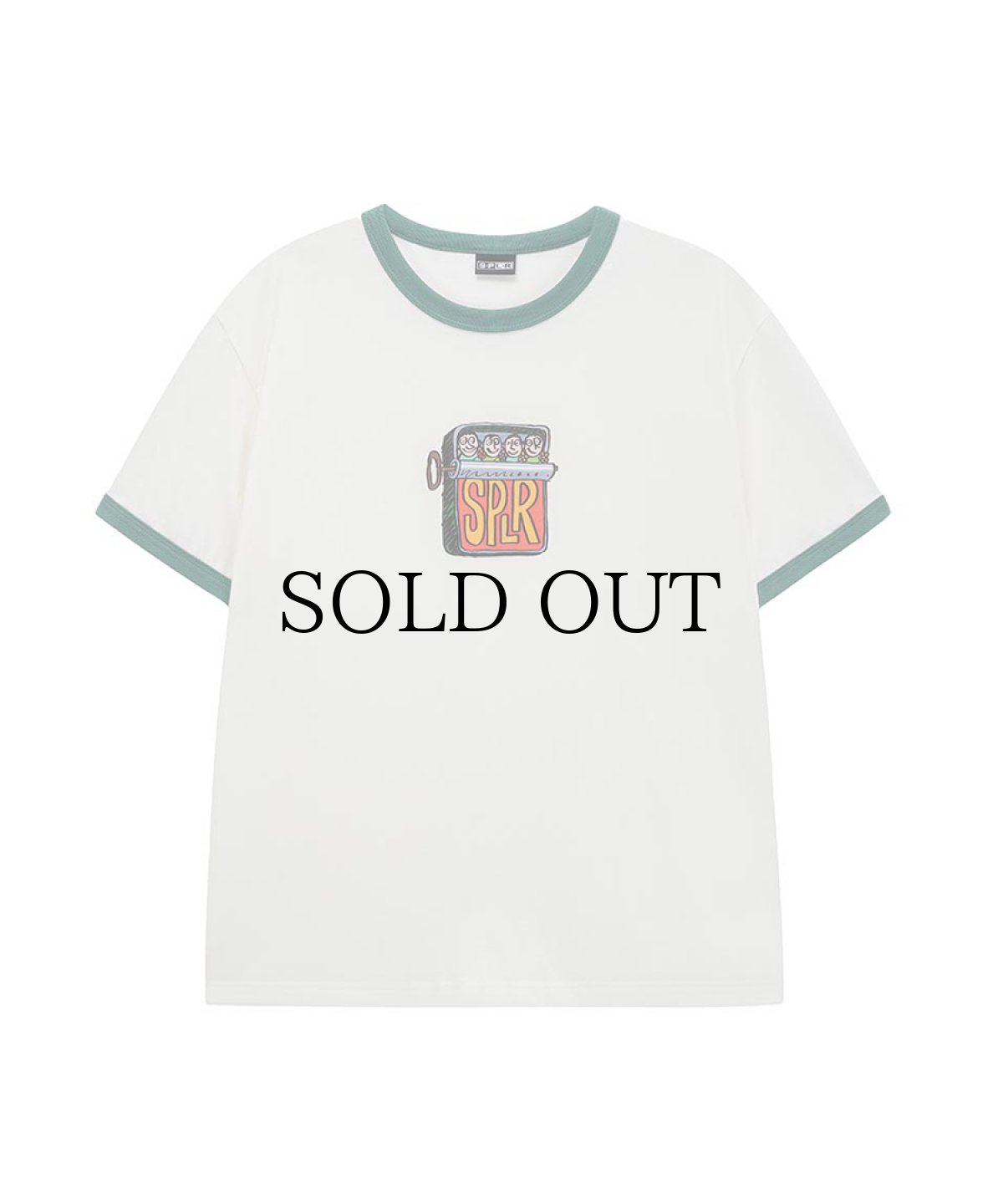 画像1: SPLR / Canned Logo Blue Ringer Tee (1)