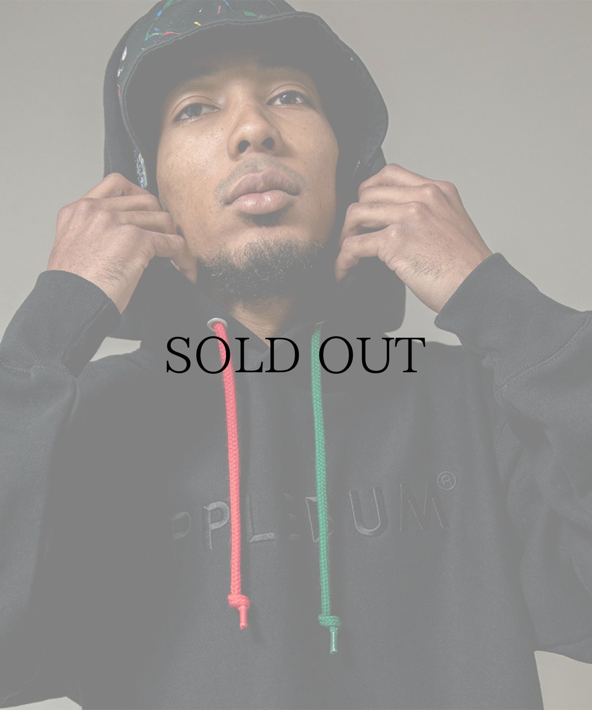 画像2: APPLEBUM(アップルバム) / Black Logo Sweat Parka (2)