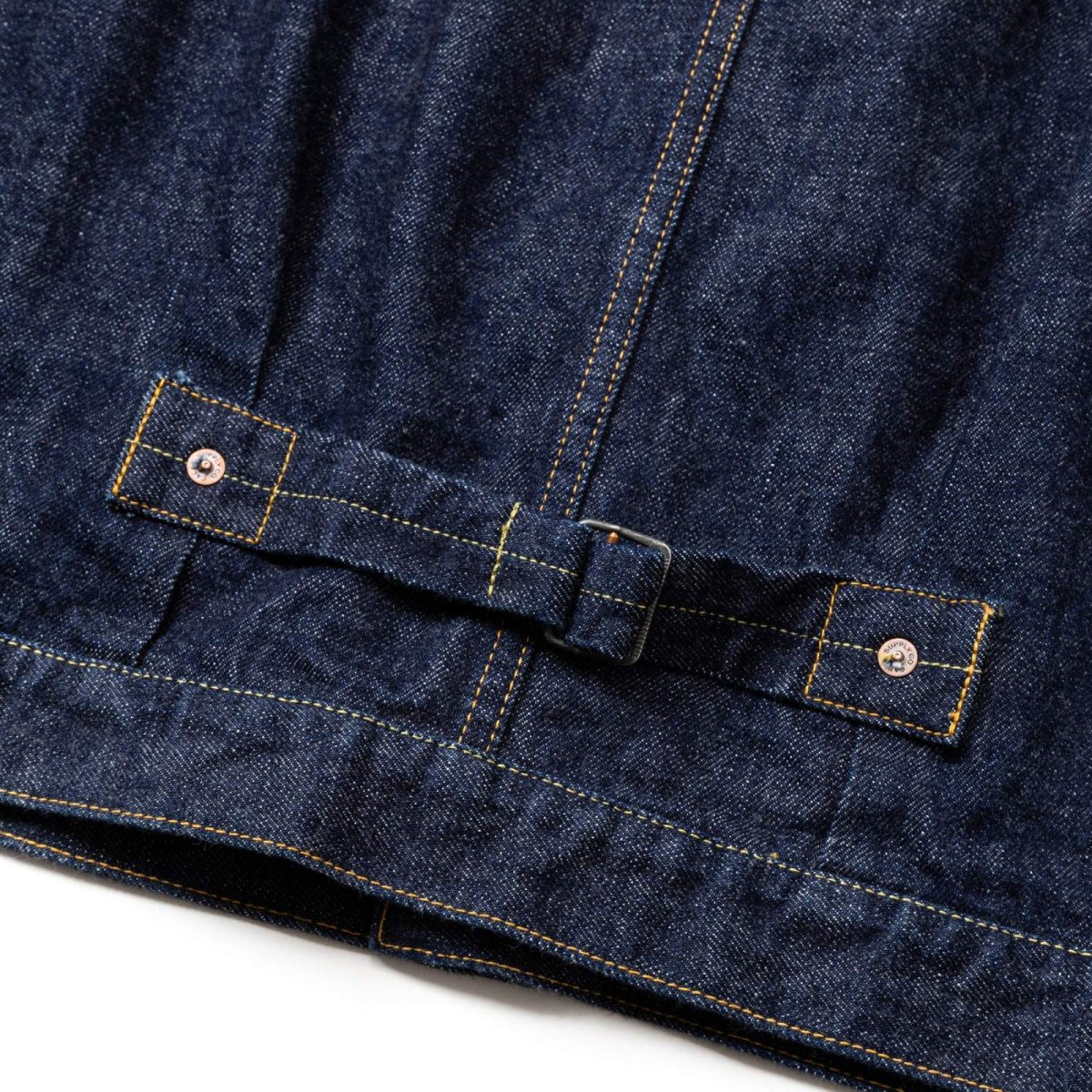 画像9: CALEE(キャリー) / 1ST TYPE NO COLLAR DENIM JACKET ＜OW＞ (9)