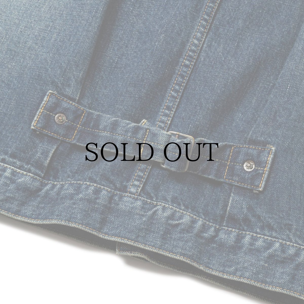 画像9: CALEE(キャリー) / 1ST TYPE NO COLLAR DENIM JACKET <USED> (9)