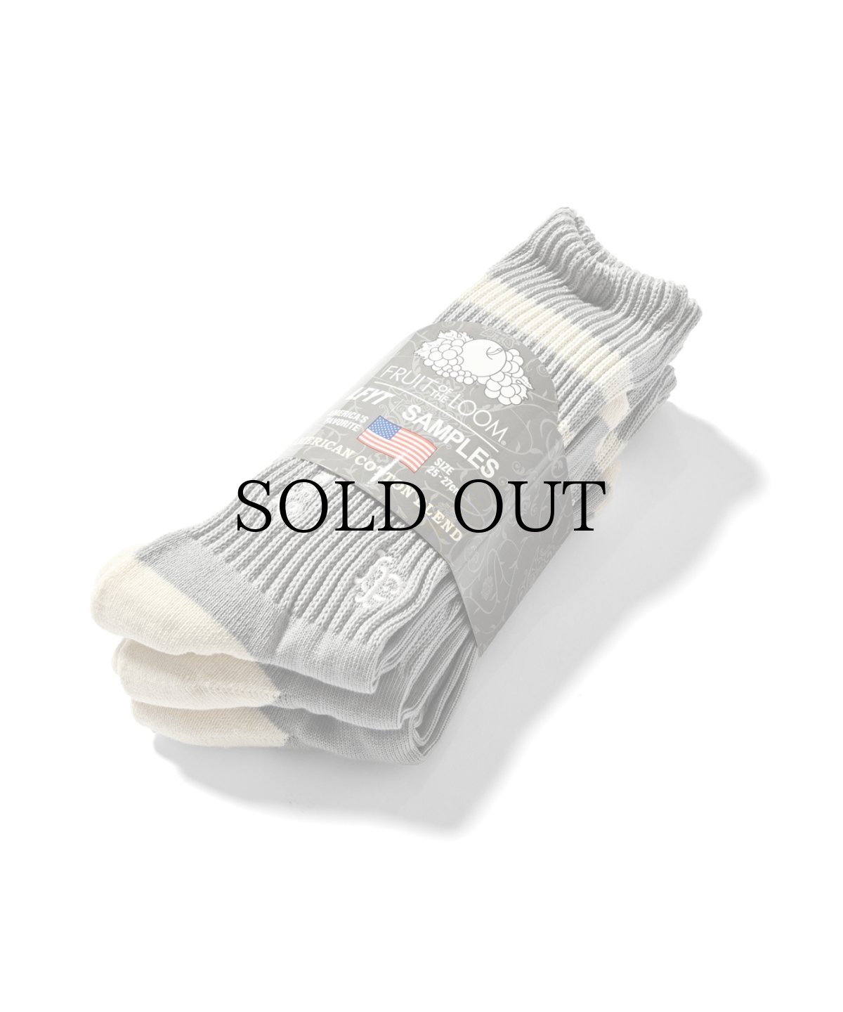 画像2: LFYT(ラファイエット) / ×LFYT ×FRUIT OF THE LOOM US COTTON 3P SOCKS (2)