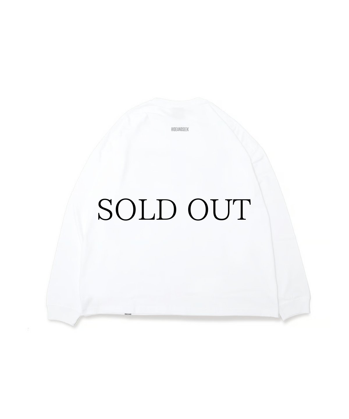 画像4: HIDEANDSEEK(ハイドアンドシーク) / Logo L/S Tee(25ss Front) Big Silhouette (4)