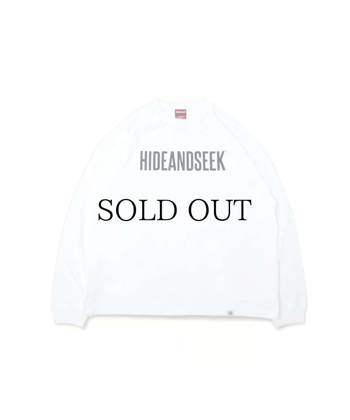 画像3: HIDEANDSEEK(ハイドアンドシーク) / Logo L/S Tee(25ss Front) Big Silhouette (3)