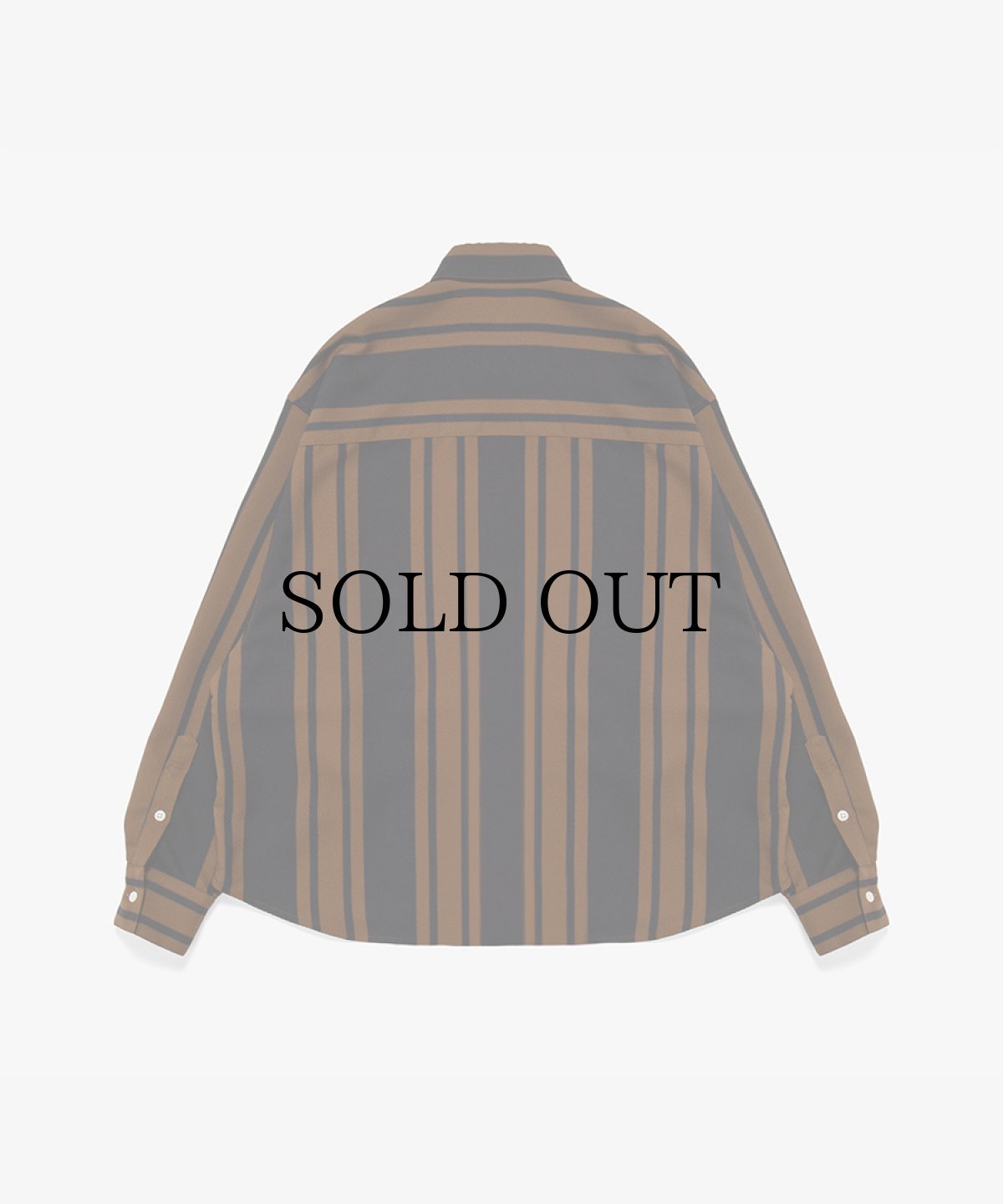 画像6: APPLEBUM(アップルバム) / Wooly Twill Stripe Oversize L/S Shirt (6)