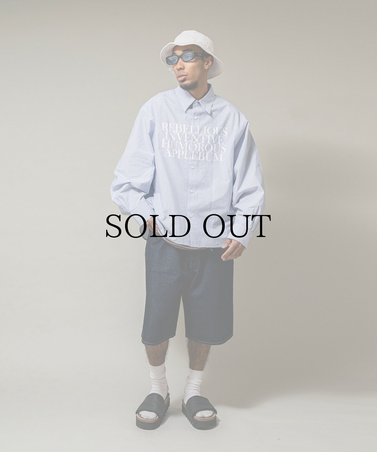 画像3: APPLEBUM(アップルバム) / ”Philosophy” Oversize Print L/S Shirt (3)