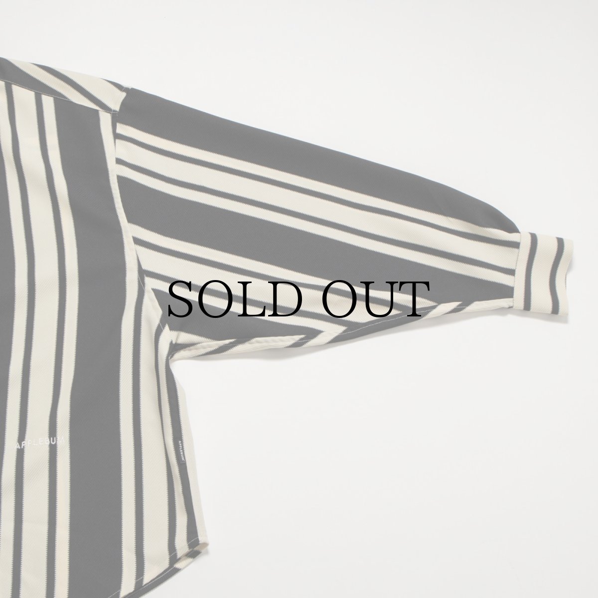 画像11: APPLEBUM(アップルバム) / Wooly Twill Stripe Oversize L/S Shirt (11)