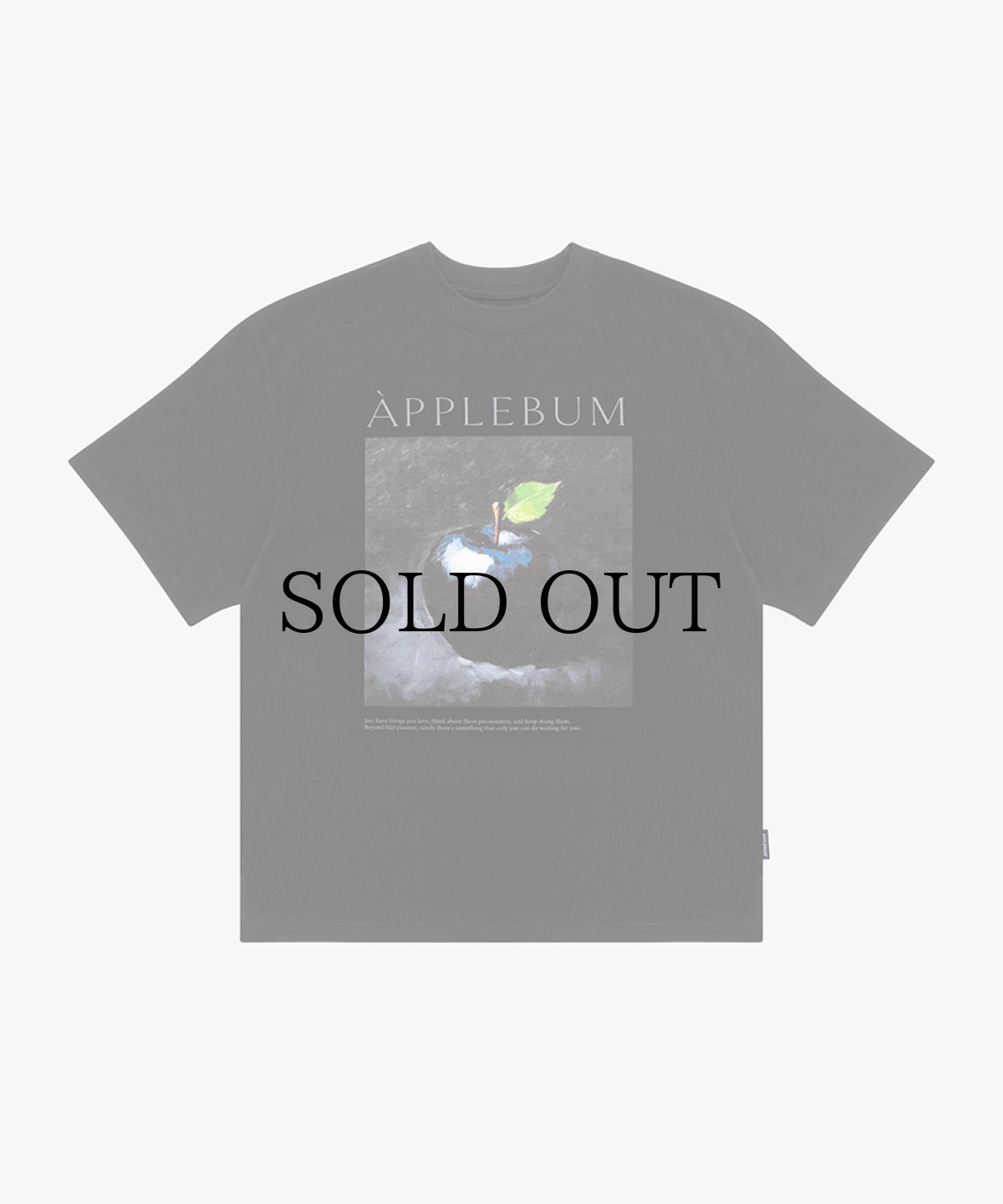 画像2: APPLEBUM(アップルバム) / "Black Apple" T-shirt 12oz (2)