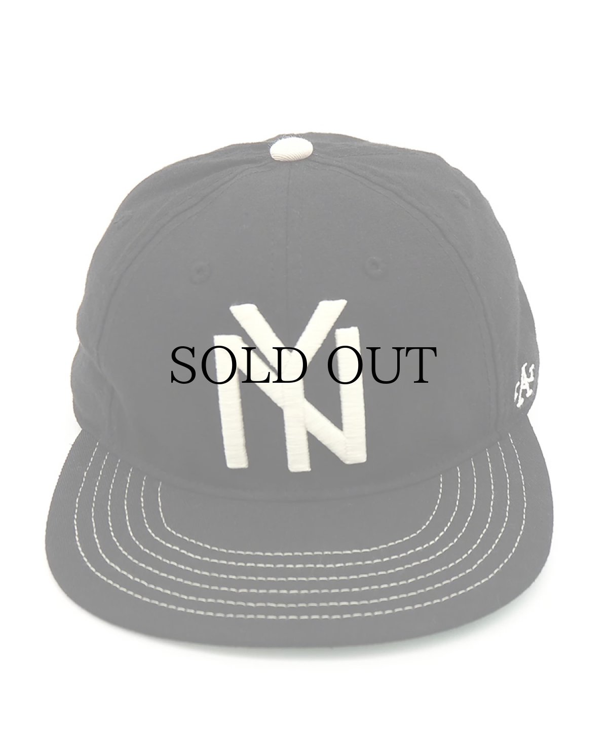 画像2: AMERICAN NEEDLE(アメリカンニードル) / LINE OUT (ニューヨーク・ブラックヤンキース) (2)