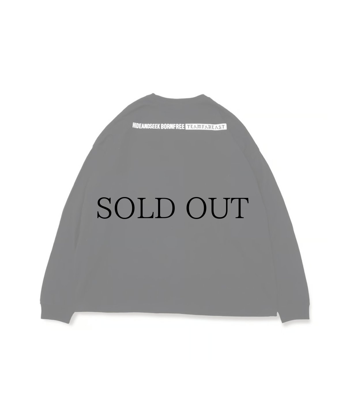 画像2: HIDEANDSEEK(ハイドアンドシーク) / Jesus L/S Tee (Big Silhouette) (2)