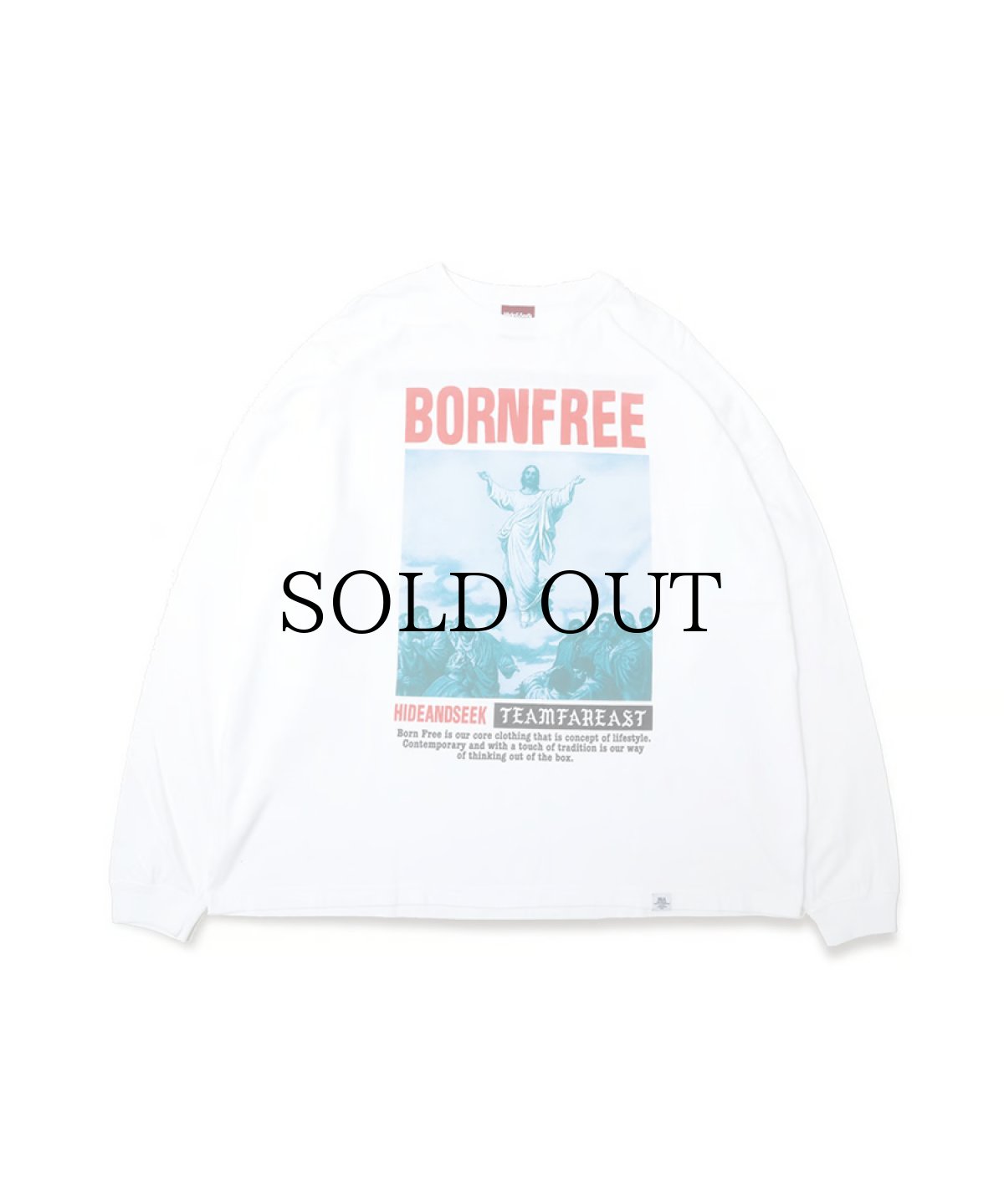 画像3: HIDEANDSEEK(ハイドアンドシーク) / Jesus L/S Tee (Big Silhouette) (3)