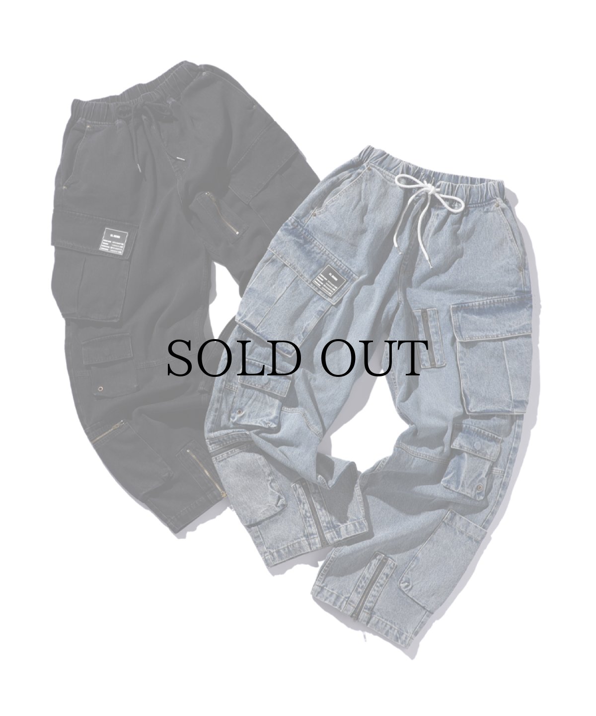 画像1: EL REIGN(エルレイン) / "FEAR" EASY CARGO DENIM (1)