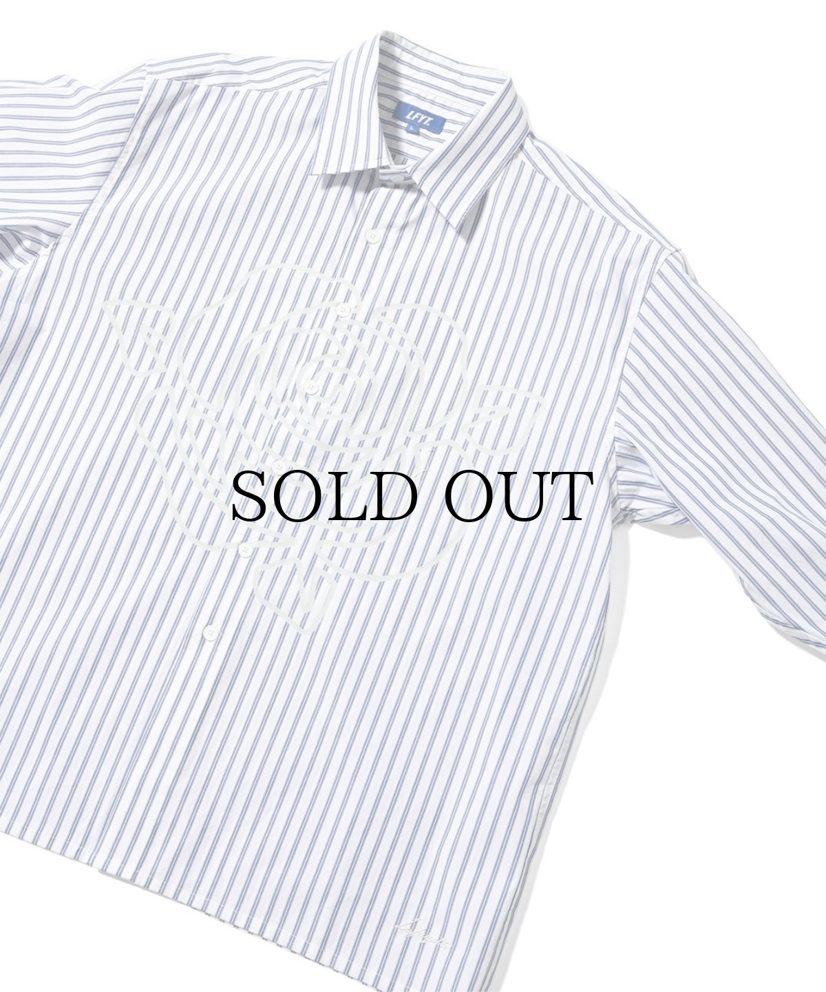 画像6: 【30%OFF】 LFYT(ラファイエット) / STRIPE ROSE SHIRT (6)