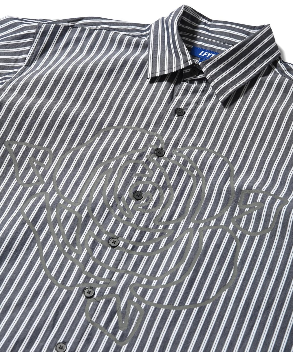 画像11: 【30%OFF】 LFYT(ラファイエット) / STRIPE ROSE SHIRT (11)