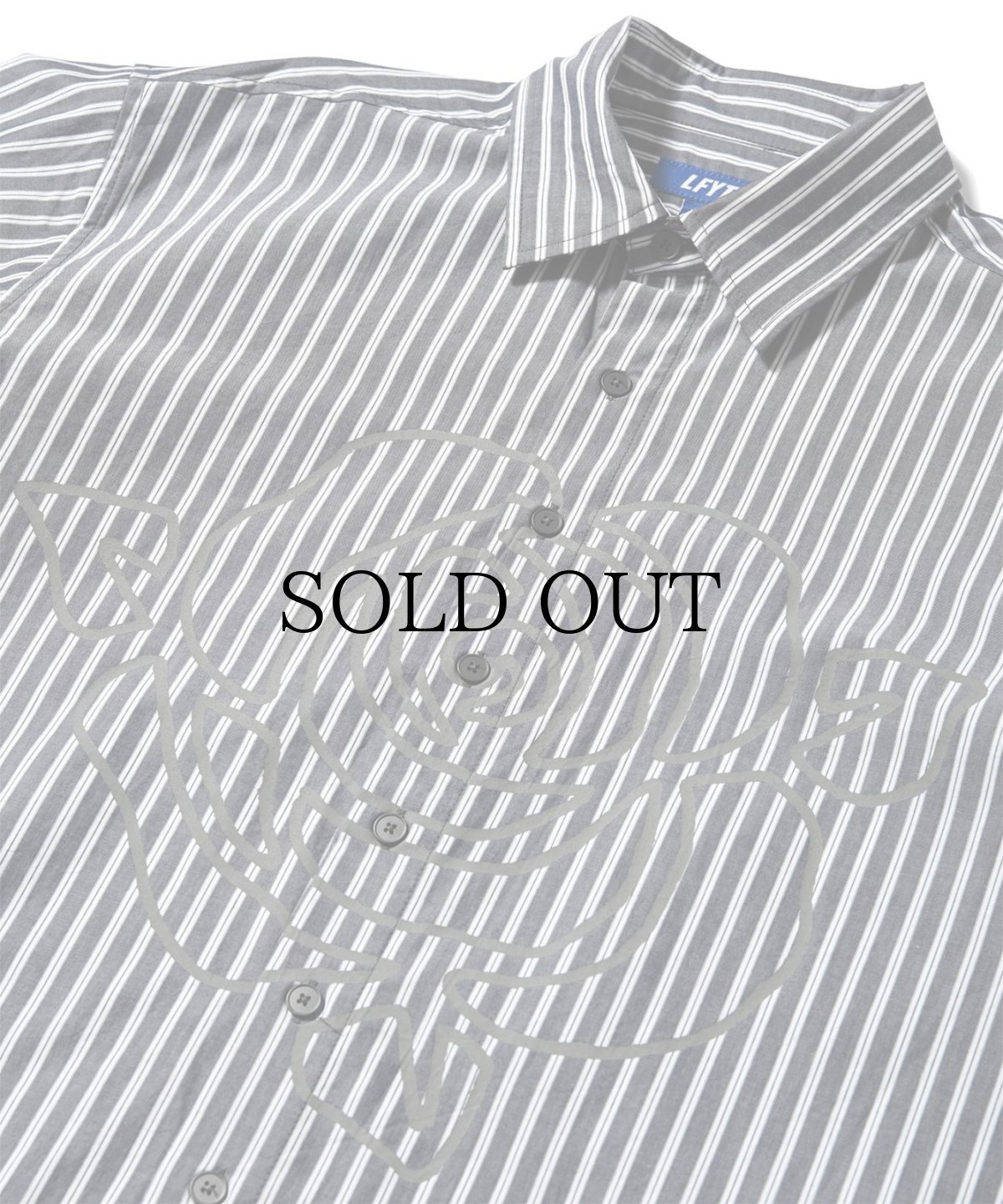 画像11: 【30%OFF】 LFYT(ラファイエット) / STRIPE ROSE SHIRT (11)