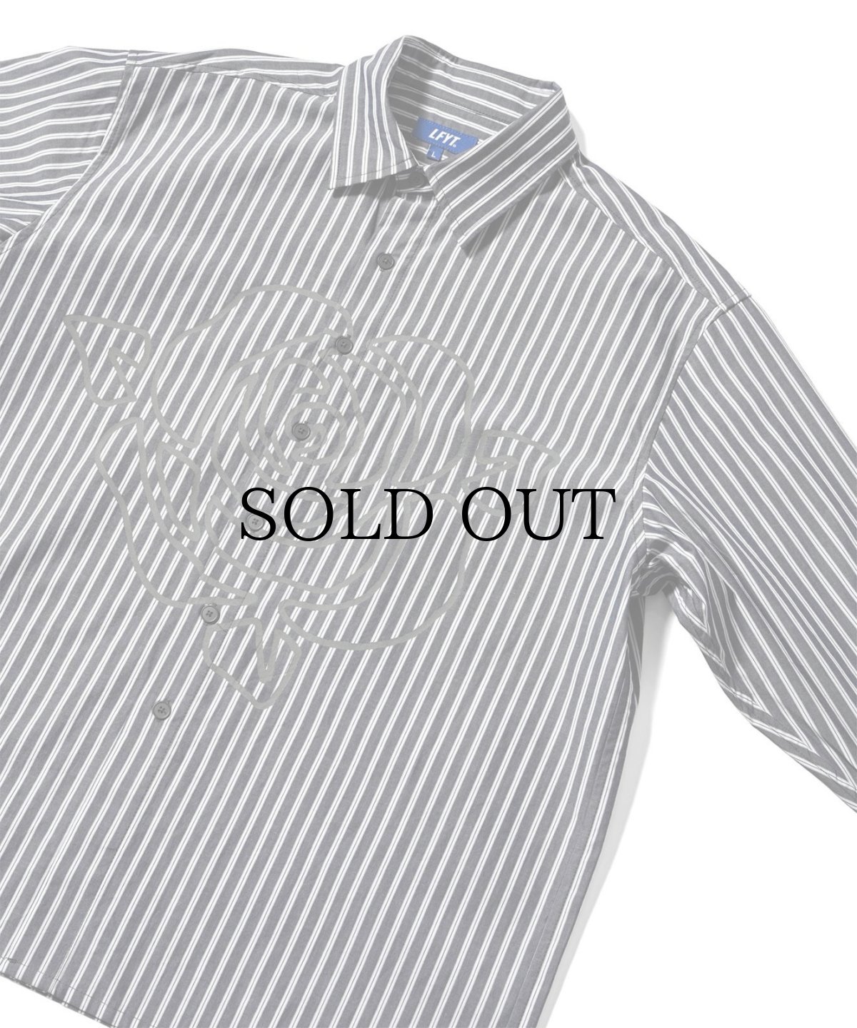 画像7: 【30%OFF】 LFYT(ラファイエット) / STRIPE ROSE SHIRT (7)