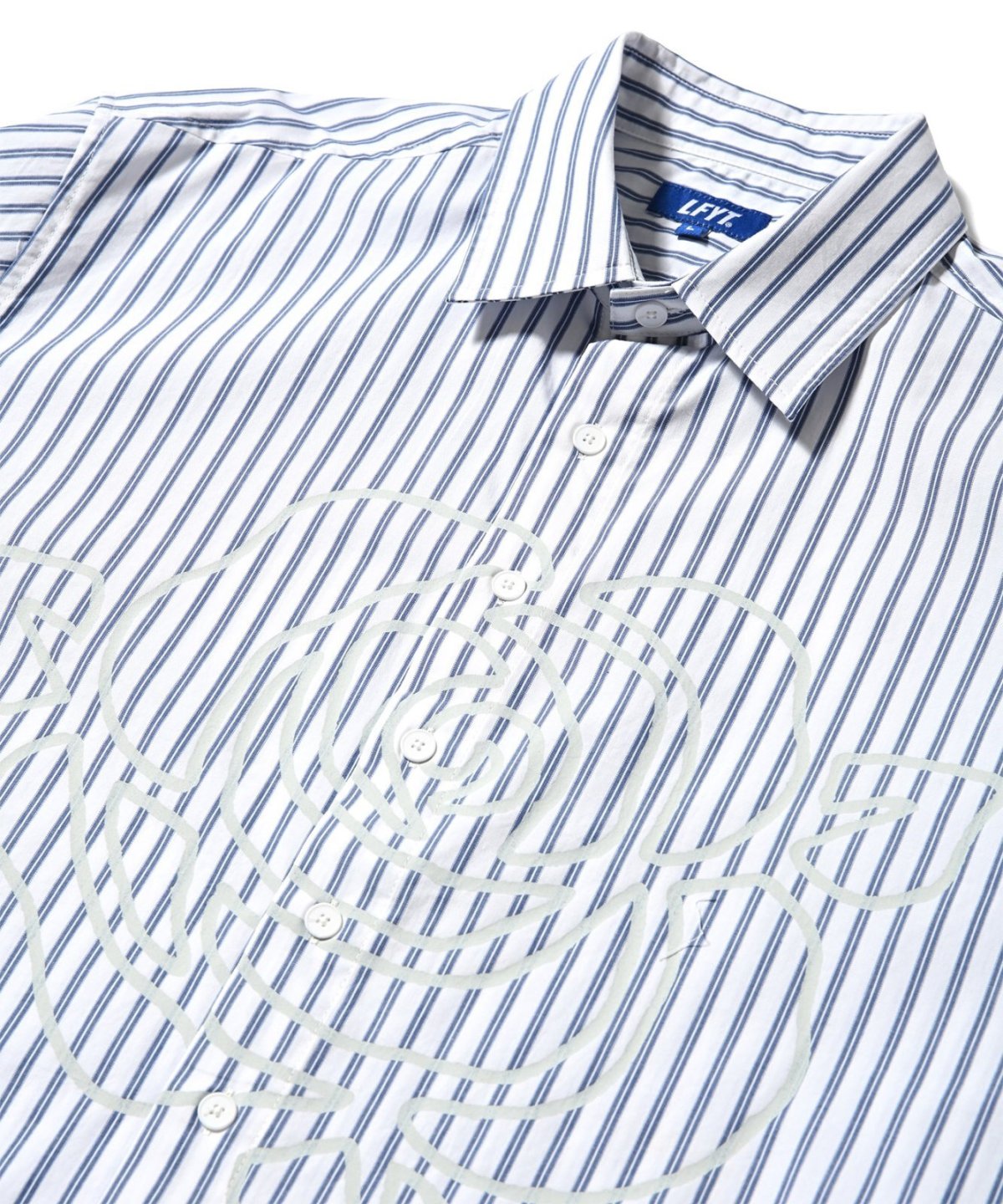 画像10: 【30%OFF】 LFYT(ラファイエット) / STRIPE ROSE SHIRT (10)