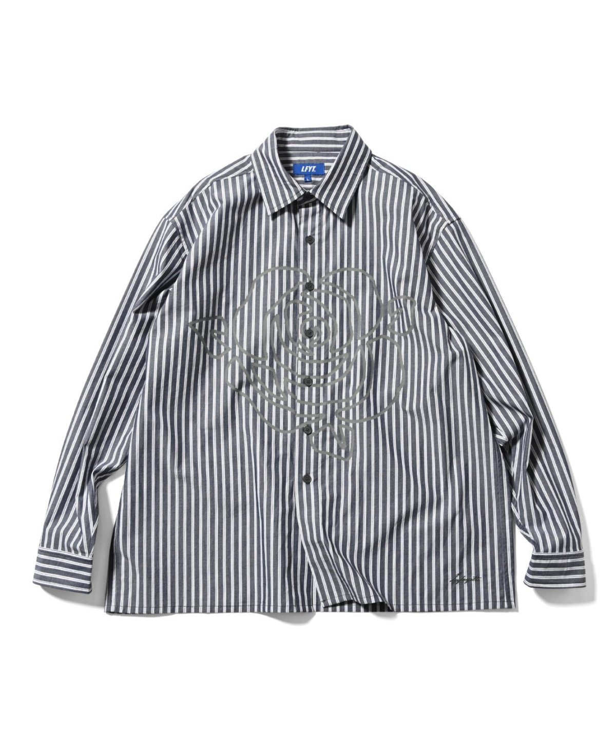 画像3: 【30%OFF】 LFYT(ラファイエット) / STRIPE ROSE SHIRT (3)