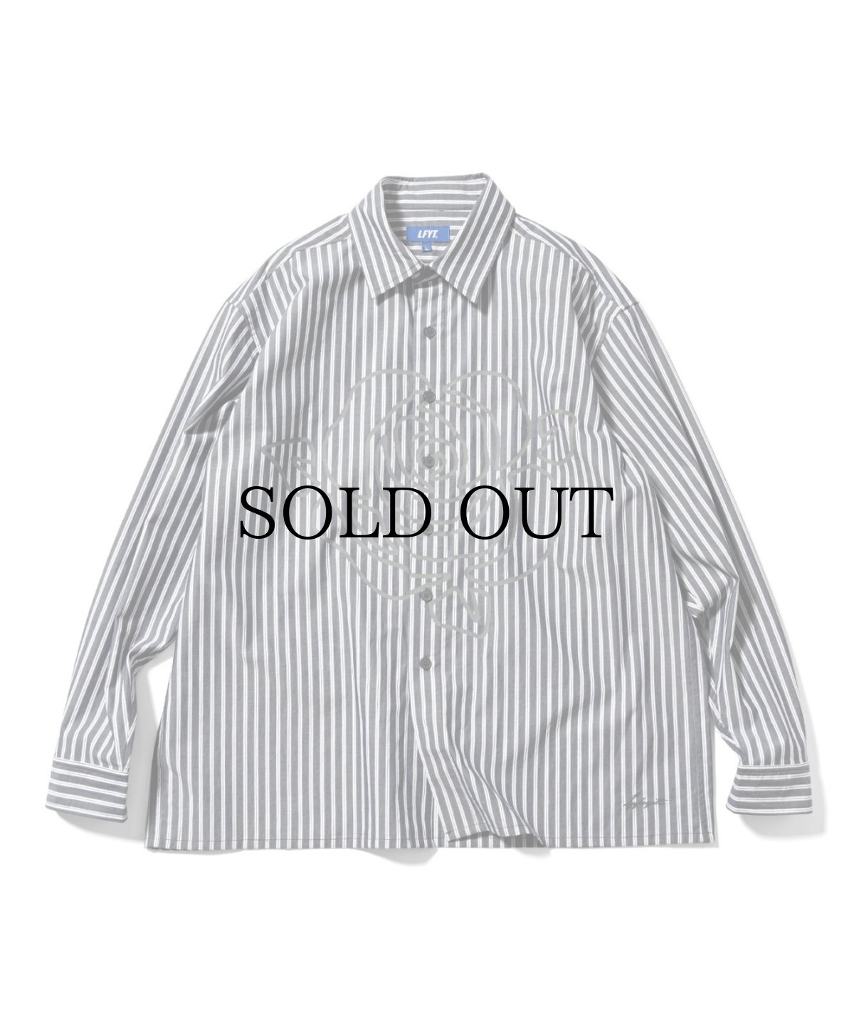 画像3: 【30%OFF】 LFYT(ラファイエット) / STRIPE ROSE SHIRT (3)