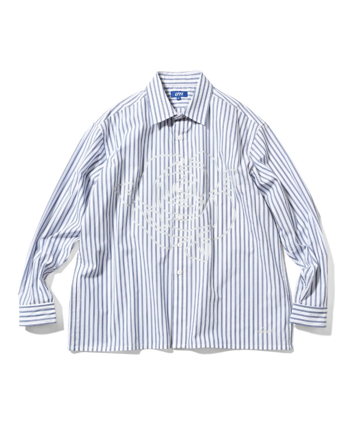画像2: 【30%OFF】 LFYT(ラファイエット) / STRIPE ROSE SHIRT (2)