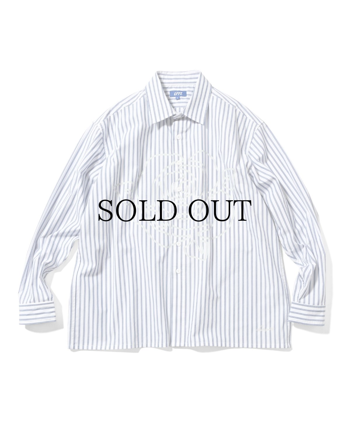 画像2: 【30%OFF】 LFYT(ラファイエット) / STRIPE ROSE SHIRT (2)