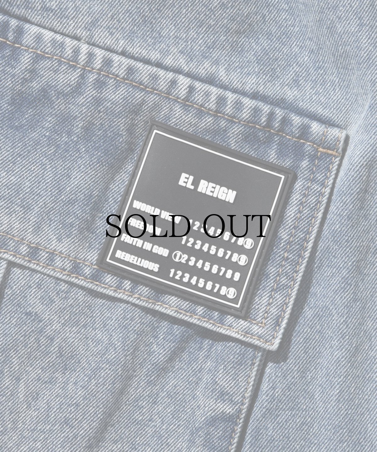 画像7: EL REIGN(エルレイン) / "FEAR" EASY CARGO DENIM (7)