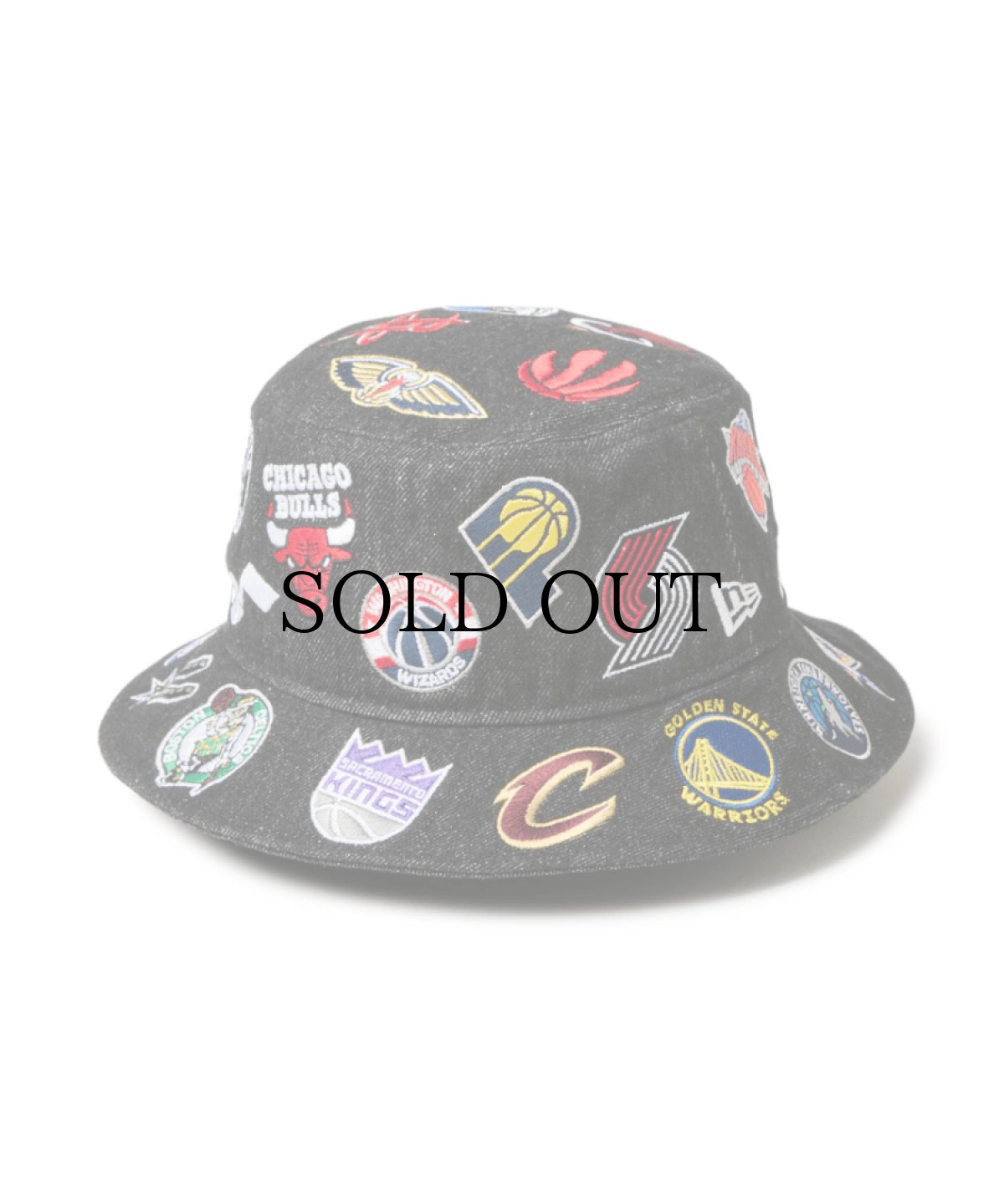 画像1: NEW ERA / バケット01 Team Logo Allover NBA (1)