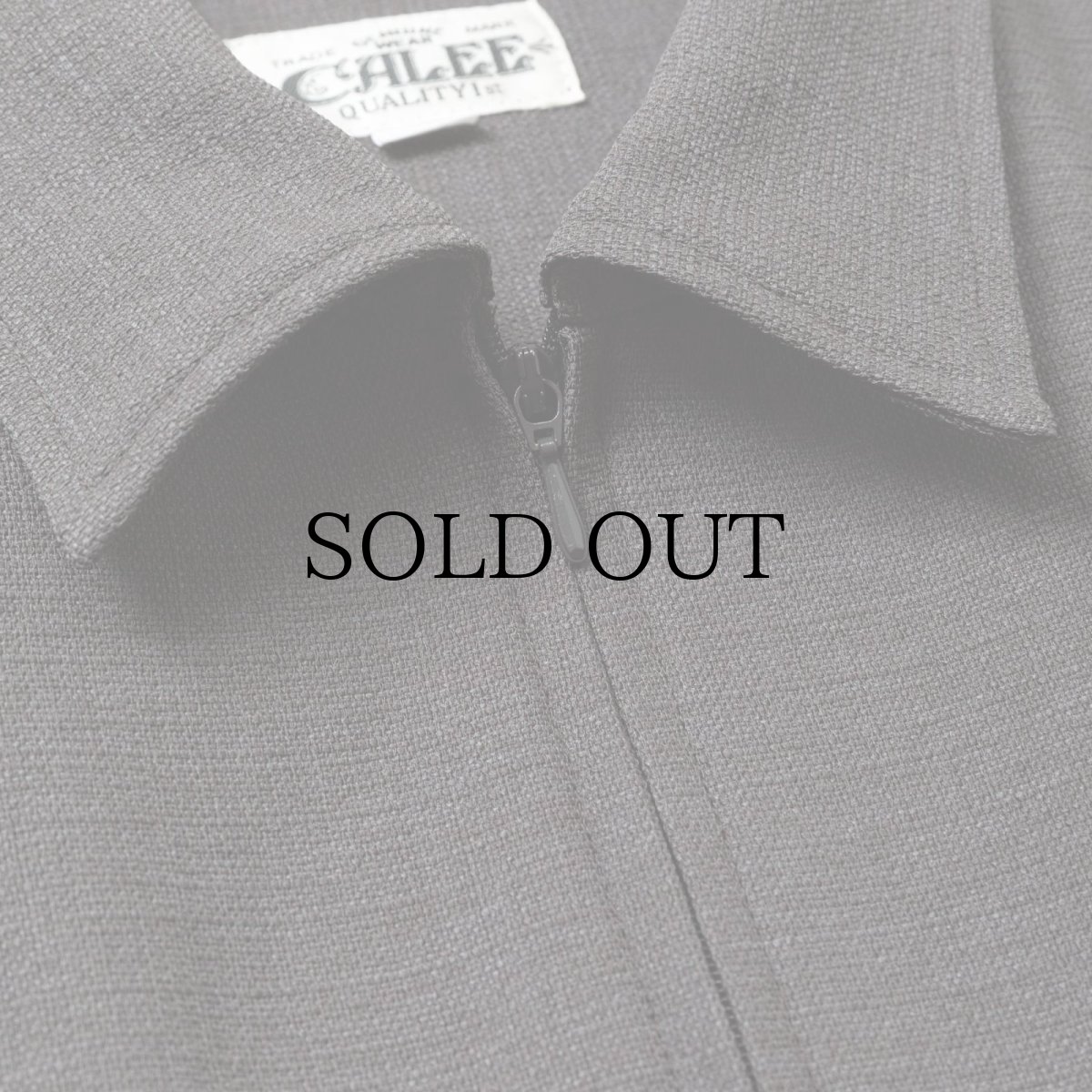 画像9: CALEE(キャリー) / DRY TOUCH BUTCHER ZIP SH (9)