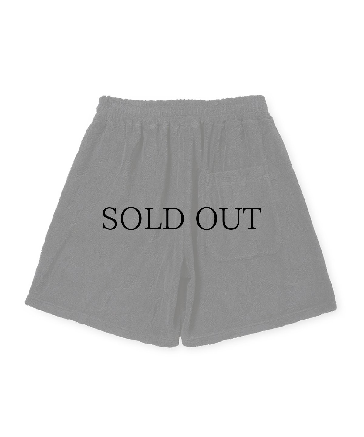 画像2: CALEE(キャリー) / SNAKE PATTERN JACQUARD PILE RELAX SHORTS (2)