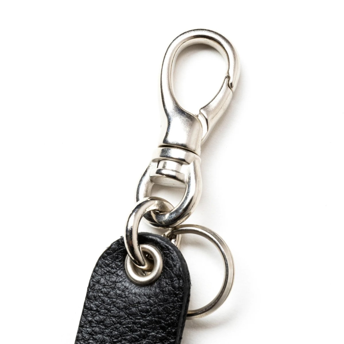 画像3: CALEE(キャリー) / STUDS LEATHER FLAT KEY RING (3)