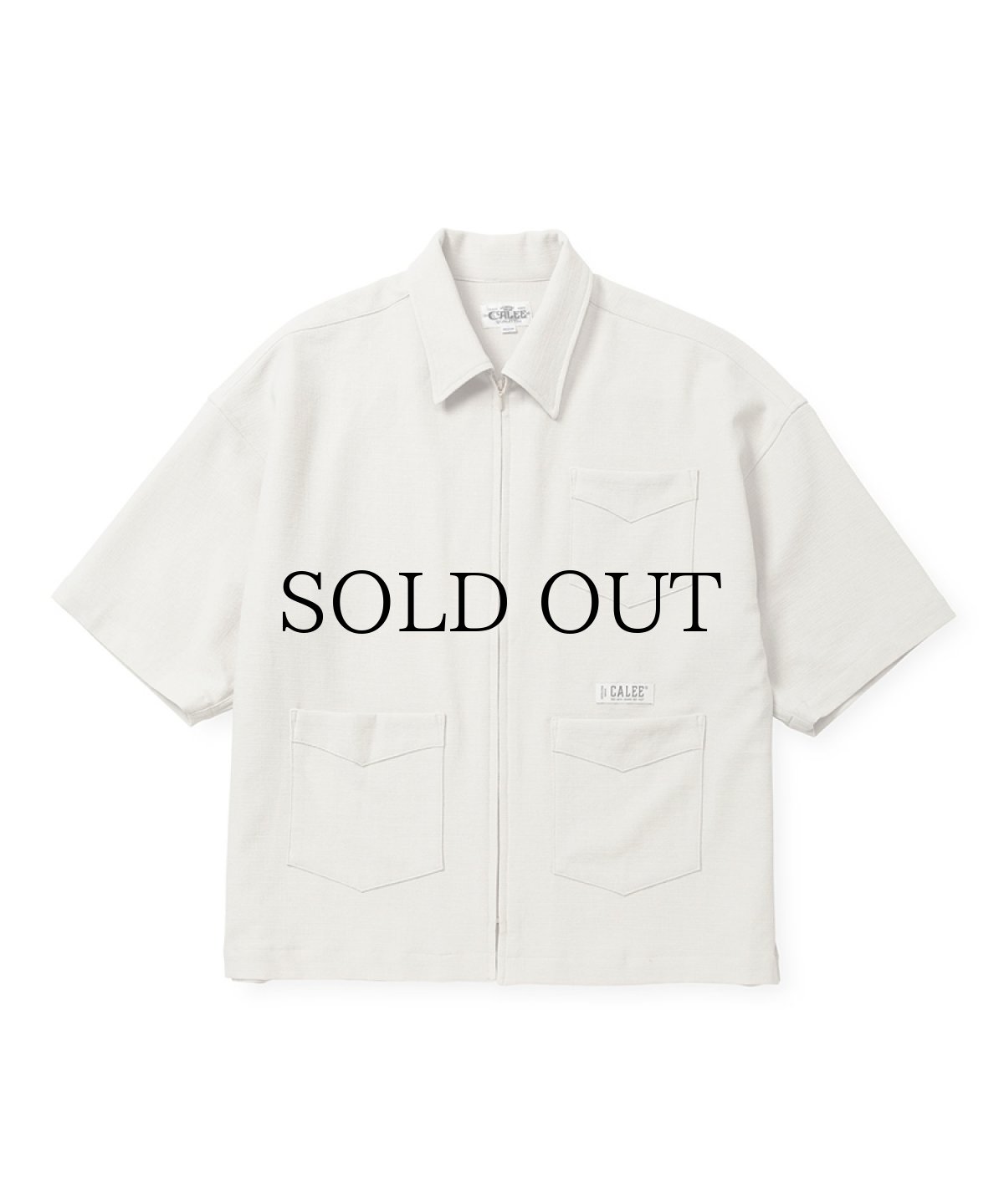 画像3: CALEE(キャリー) / DRY TOUCH BUTCHER ZIP SH (3)