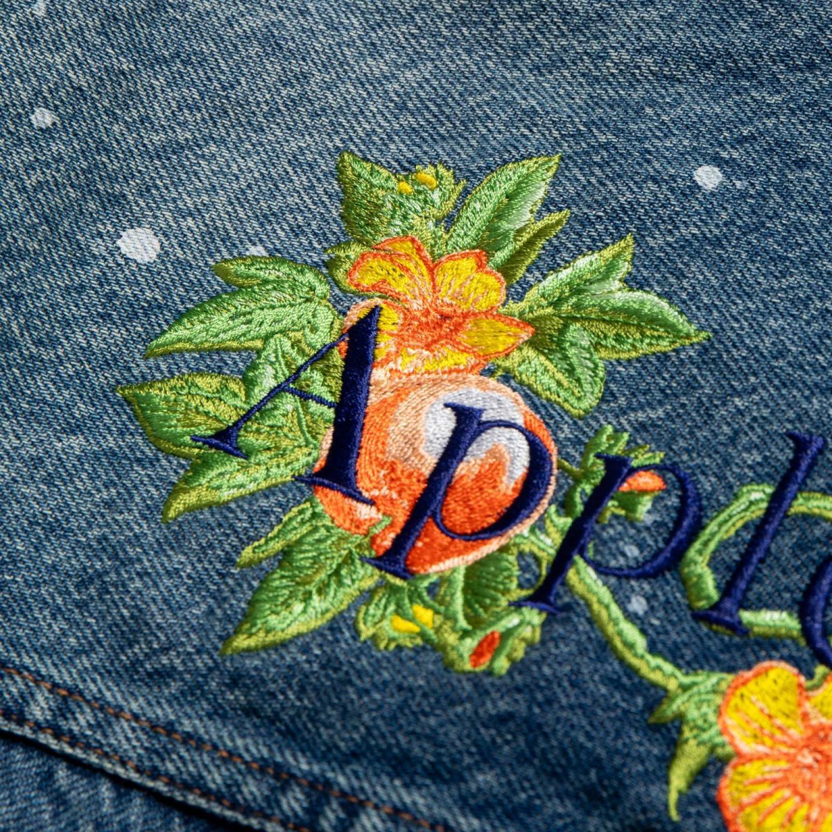 画像10: APPLEBUM(アップルバム) / “Apple blossom Logo” Denim Jacket (10)