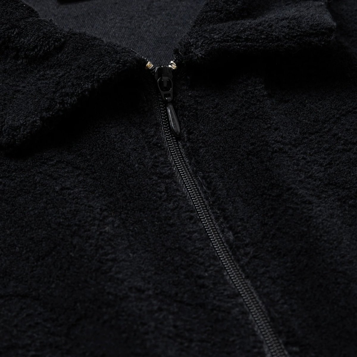 画像3: CALEE(キャリー) / SNAKE PATTERN JACQUARD PILE POLO (3)